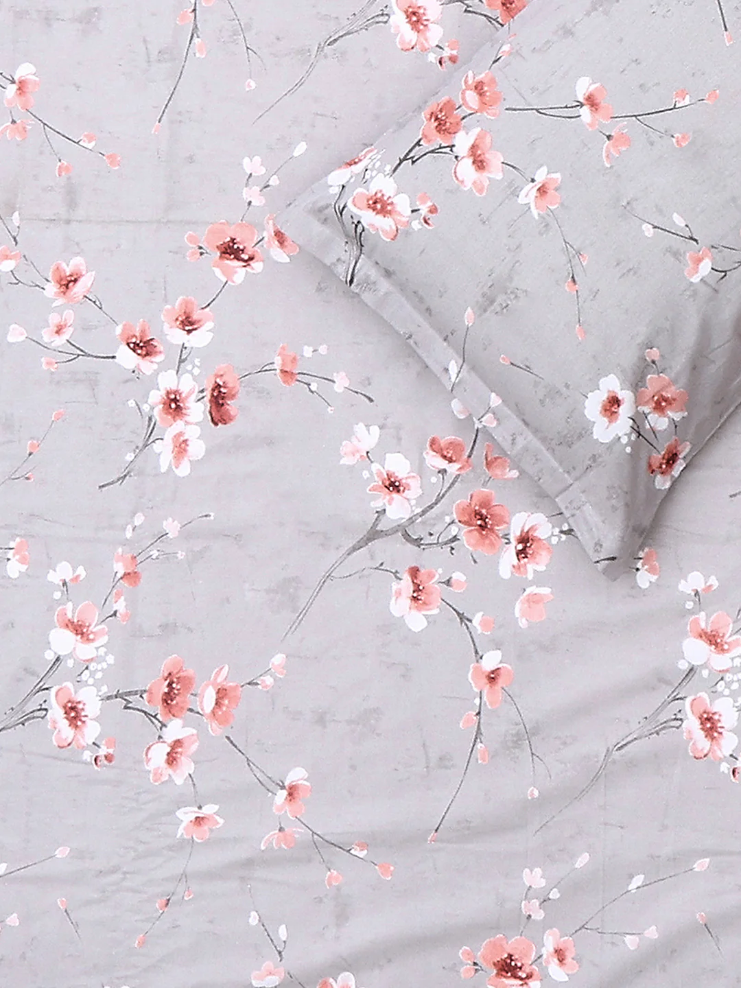 104 TC 100% Cotton Double Bed 1 Bedsheet with 2 Pillow Cover (Samriddhi) - Image 5