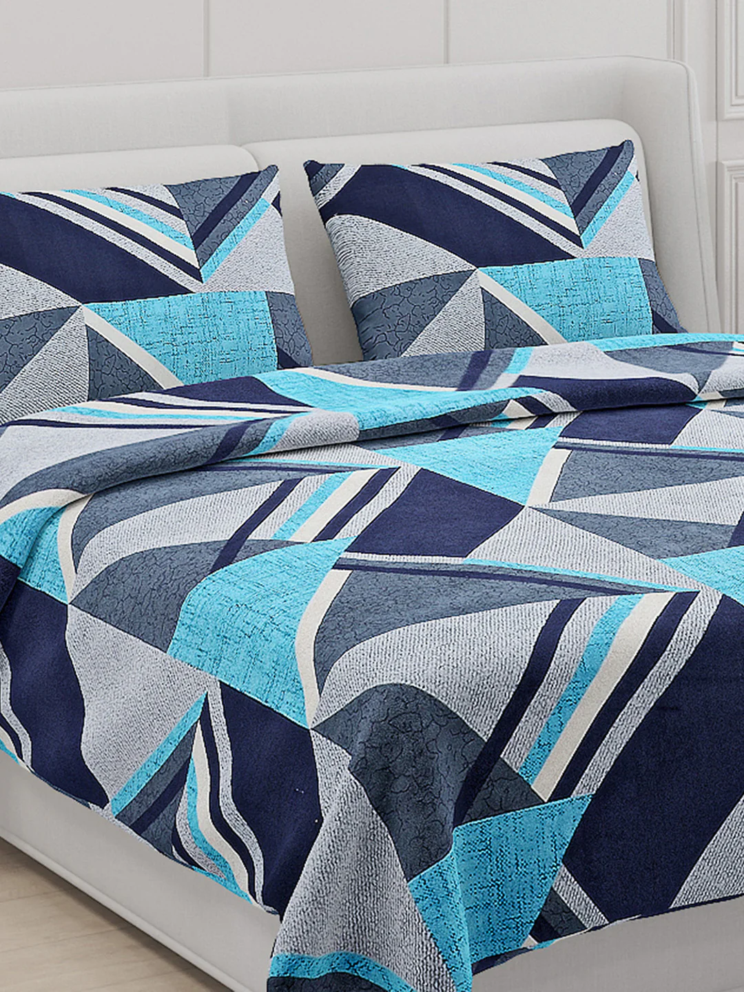 104 TC Cotton Double Bed Bedsheet with 2 Pillow Covers - Updated - Updated - Updated - Image 5