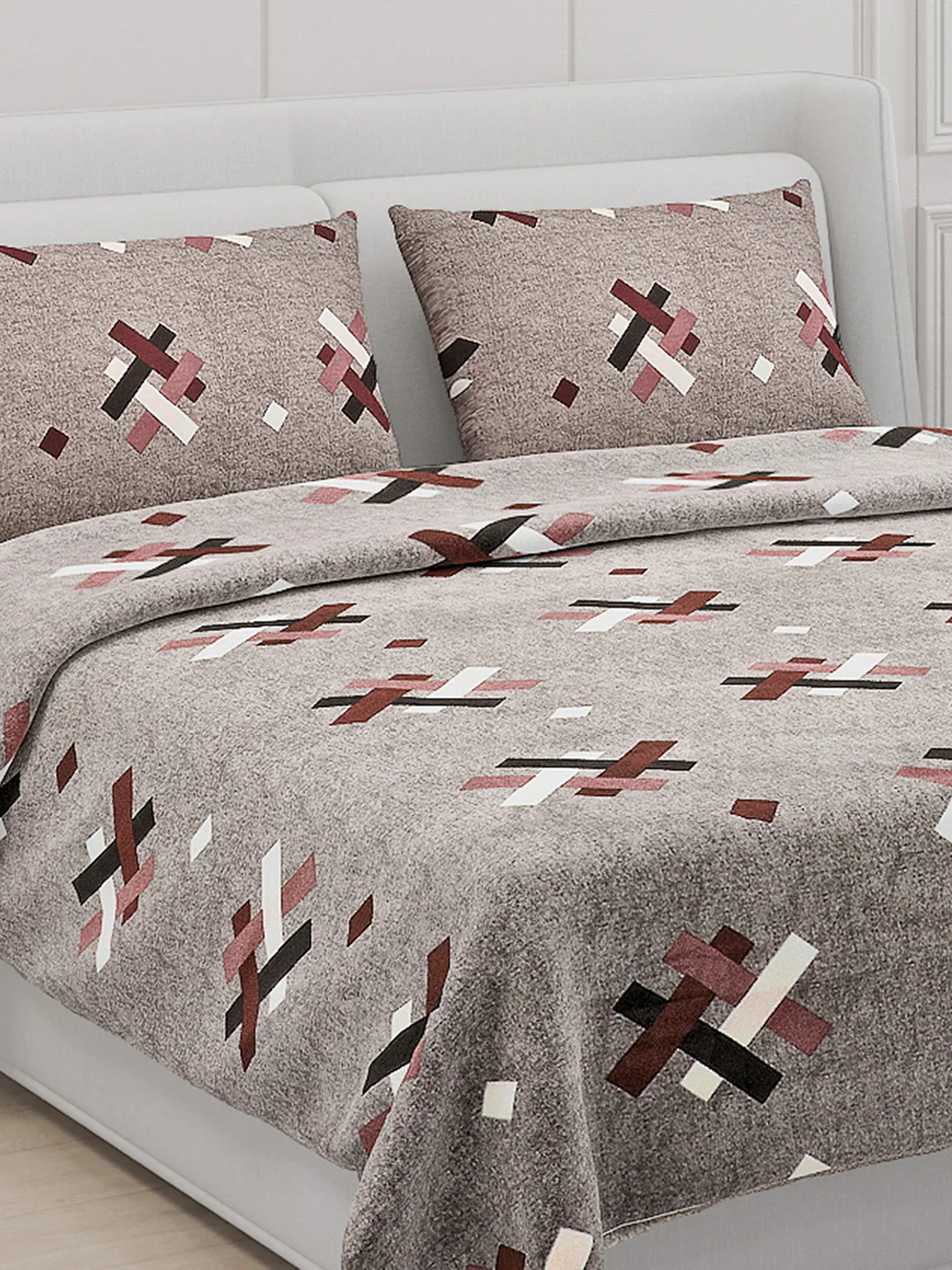104 TC Cotton Double Bed Bedsheet with 2 Pillow Covers - Updated - Updated - Updated - Image 5