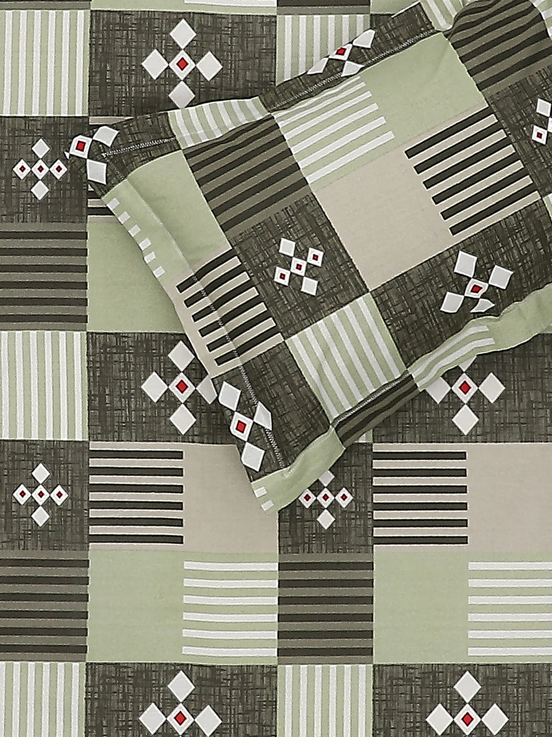 104 TC Cotton Double Bed Bedsheet with 2 Pillow Covers - Updated - Updated - Updated - Image 6