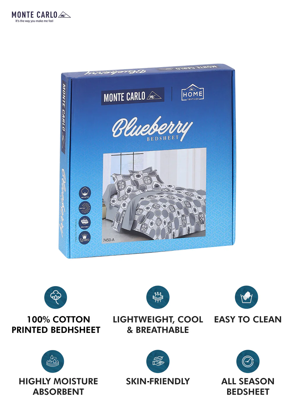 104 TC Cotton Double Bed Bedsheet with 2 Pillow Covers - Updated - Updated - Updated - Image 10
