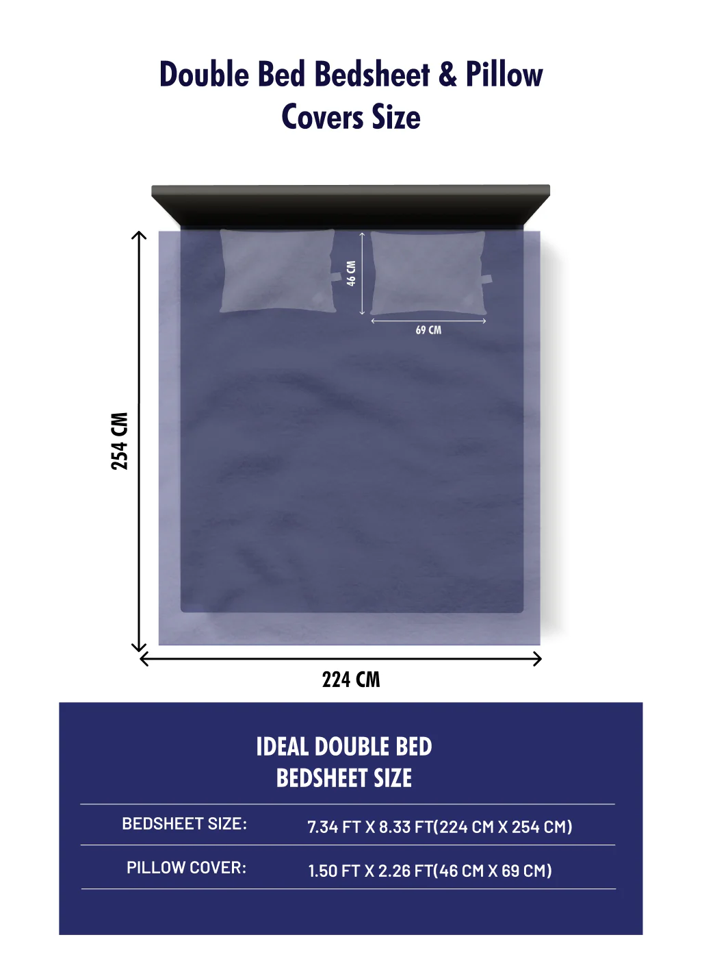104 TC Cotton Double Bedsheet with 2 Pillow Covers - Updated - Updated - Image 10
