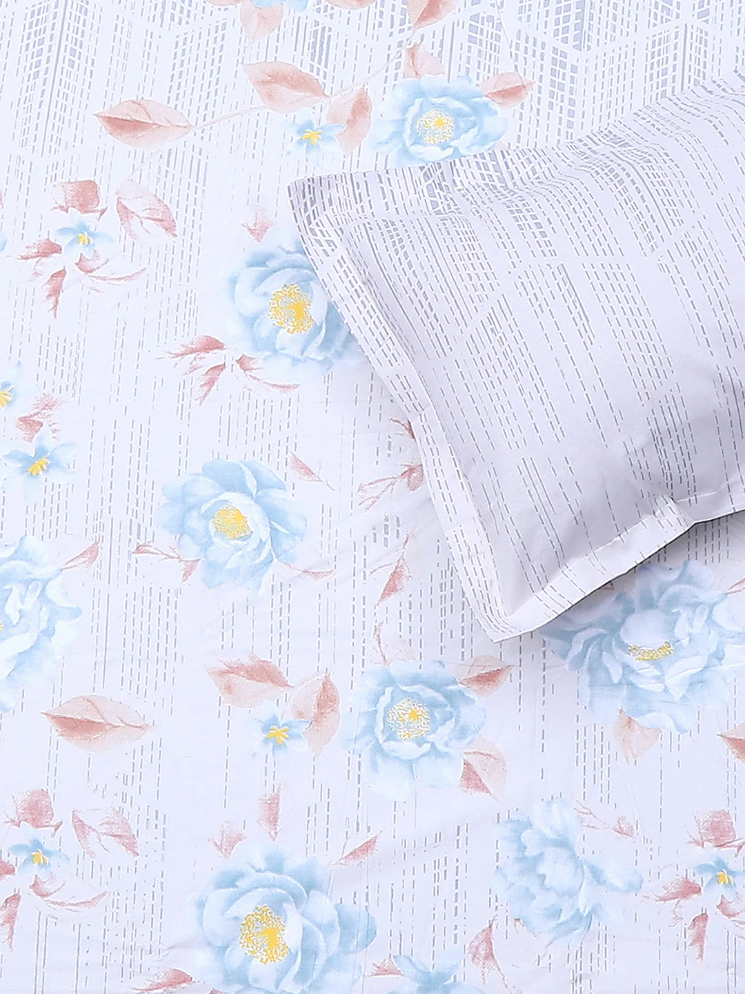 104 TC Cotton Double Bedsheet with 2 Pillow Covers - Updated - Updated - Updated - Image 5