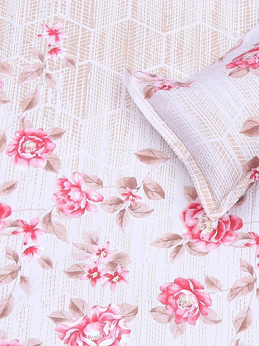 104 TC Cotton Double Bedsheet with 2 Pillow Covers - Updated - Updated - Updated - Image 5