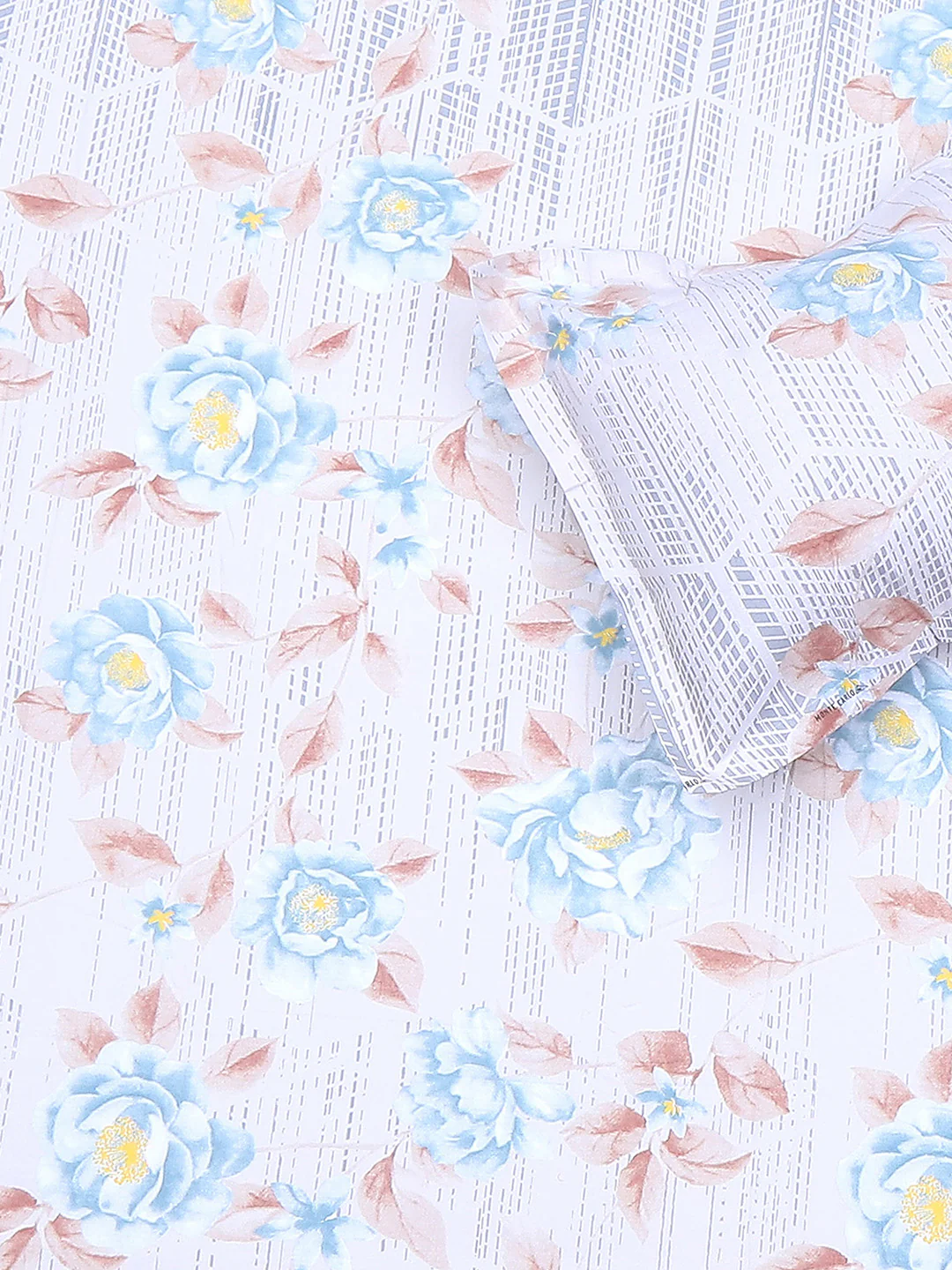 104 TC Cotton Double Bedsheet with 2 Pillow Covers - Updated - Updated - Image 5