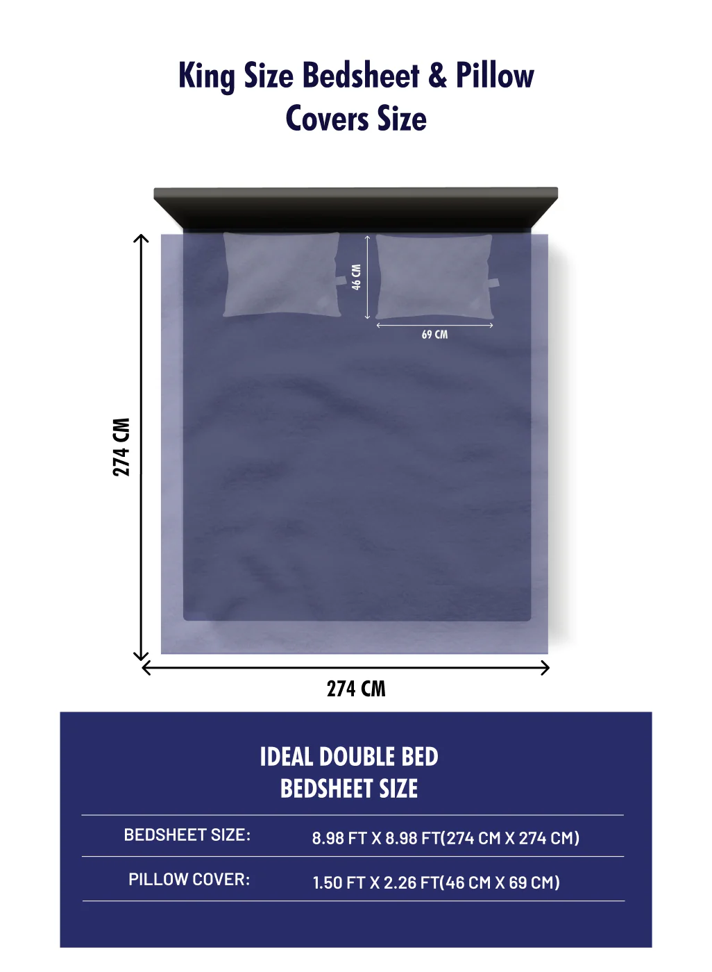 104 TC Cotton Double Bedsheet with 2 Pillow Covers - Updated - Updated - Updated - Image 10