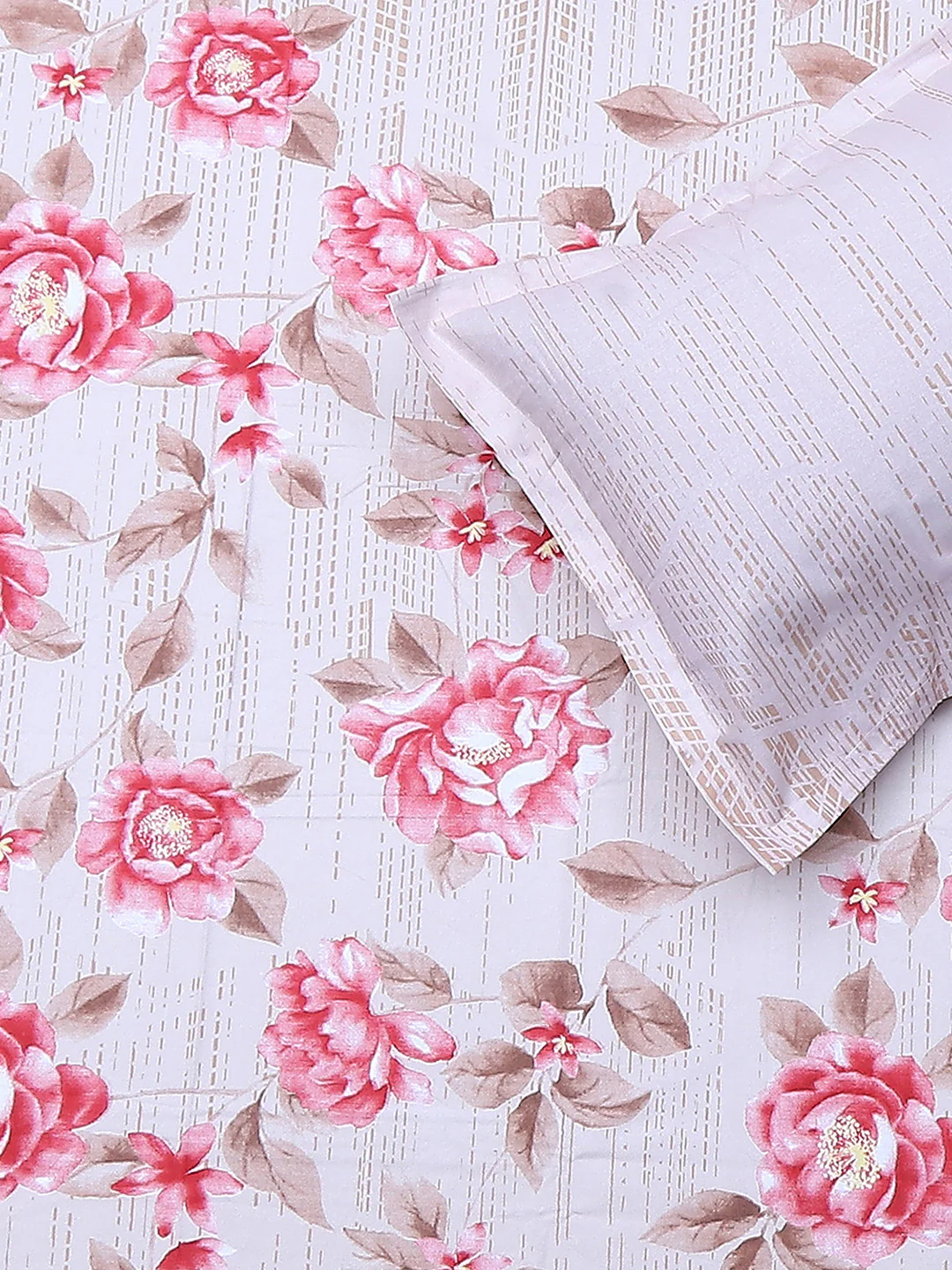 104 TC Cotton Double Bedsheet with 2 Pillow Covers - Updated - Updated - Updated - Image 5