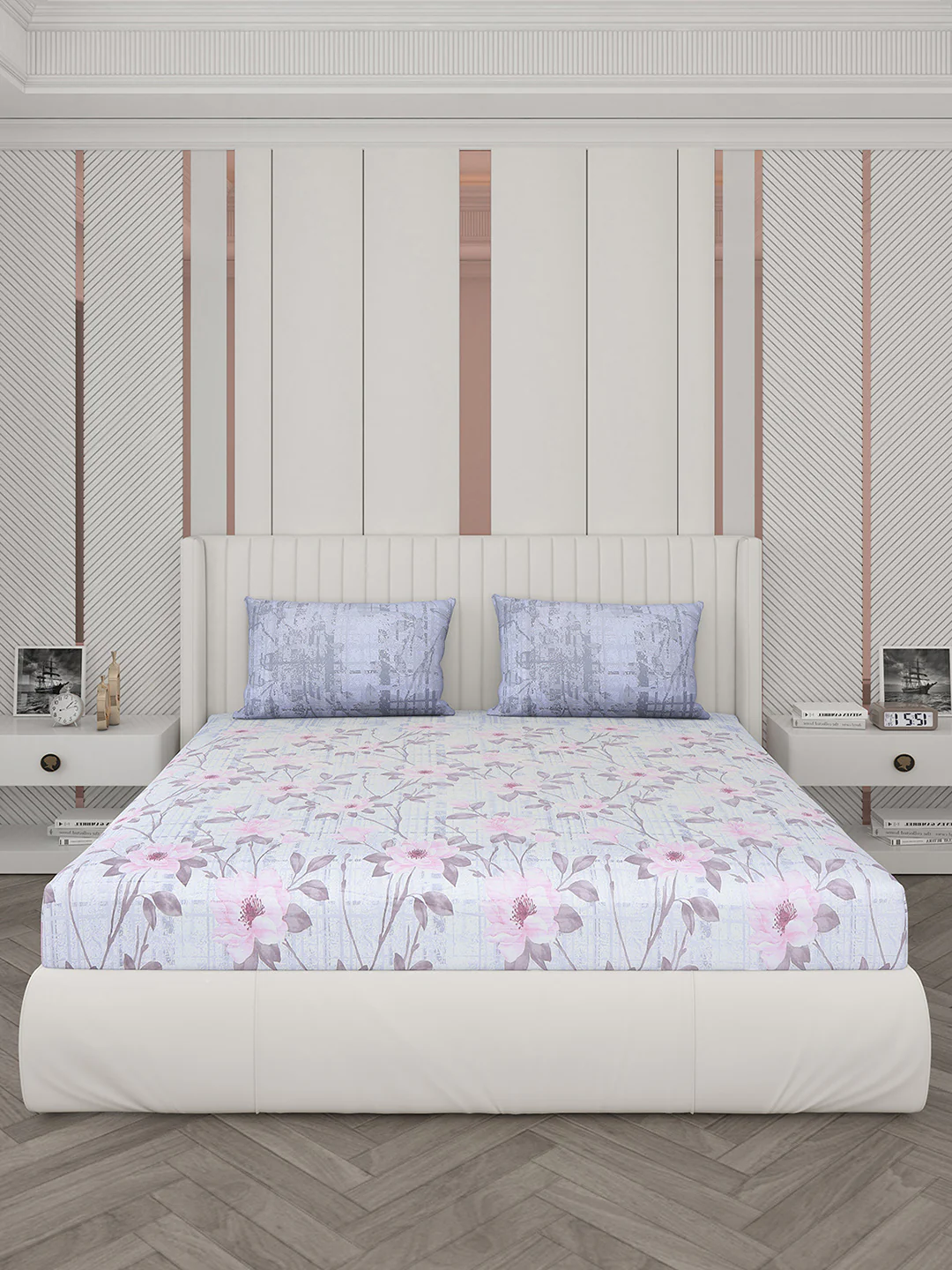 104 TC Cotton Double Bedsheet with 2 Pillow Covers - Updated - Updated - Updated - Image 4