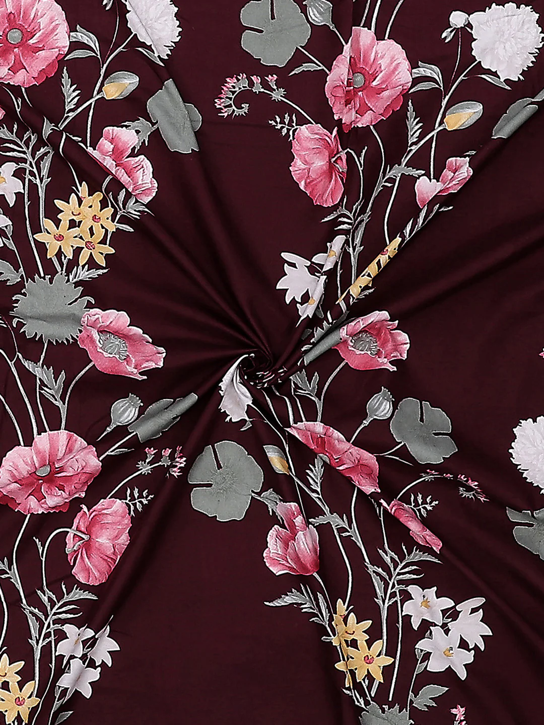 110 GSM Polyester Double Bed Bedsheet with 2 Pillow Covers - Updated - Updated - Updated - Image 9