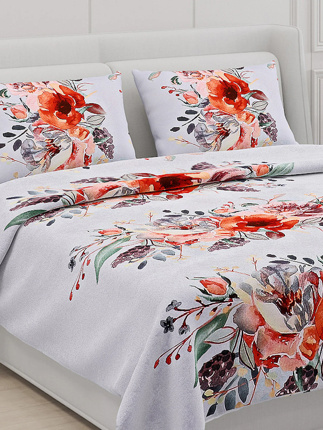 110 GSM Polyester Double Bed Bedsheet with 2 Pillow Covers - Updated - Updated - Updated - Image 5