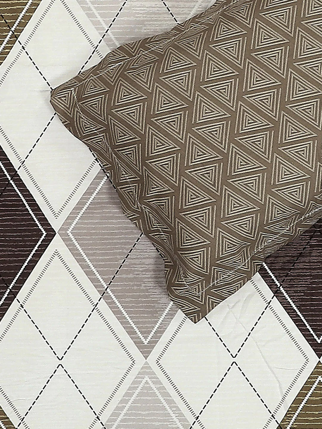 110 GSM Polyester Double Bed 1 Bedsheet with 2 Pillow Covers (Aromatic) - Updated - Updated - Updated - Image 5