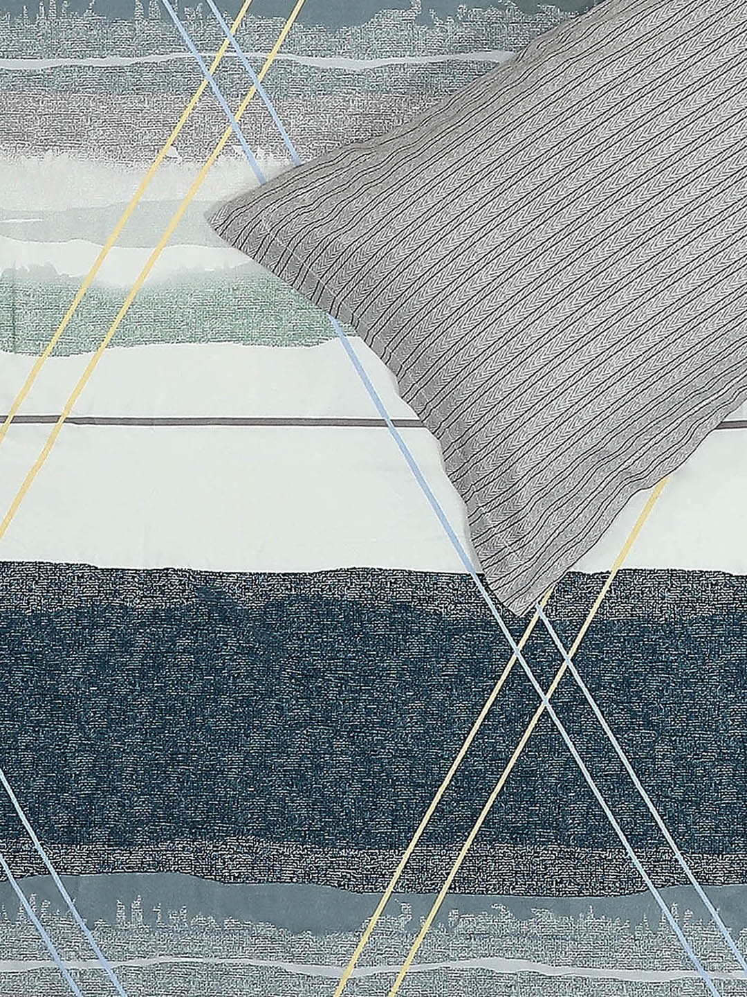 110 GSM Polyester Double Bed 1 Bedsheet with 2 Pillow Covers (Aromatic) - Updated - Updated - Updated - Image 5