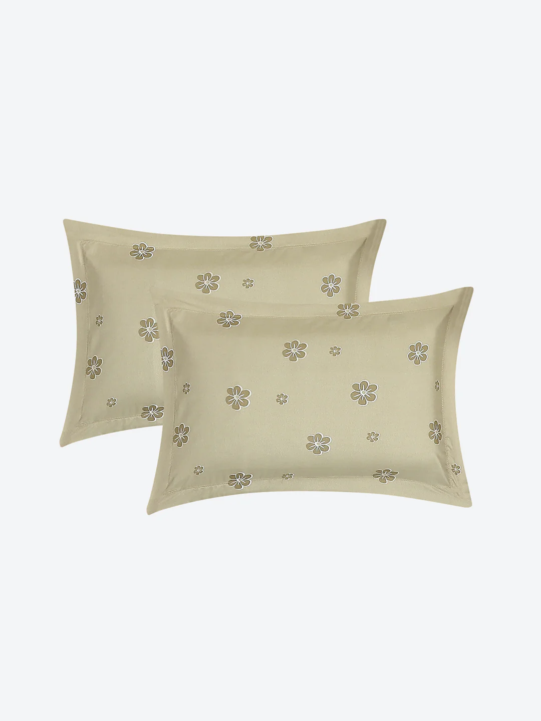 110 GSM Polyester Double Bed 1 Bedsheet with 2 Pillow Covers (Aromatic) - Updated - Updated - Image 7