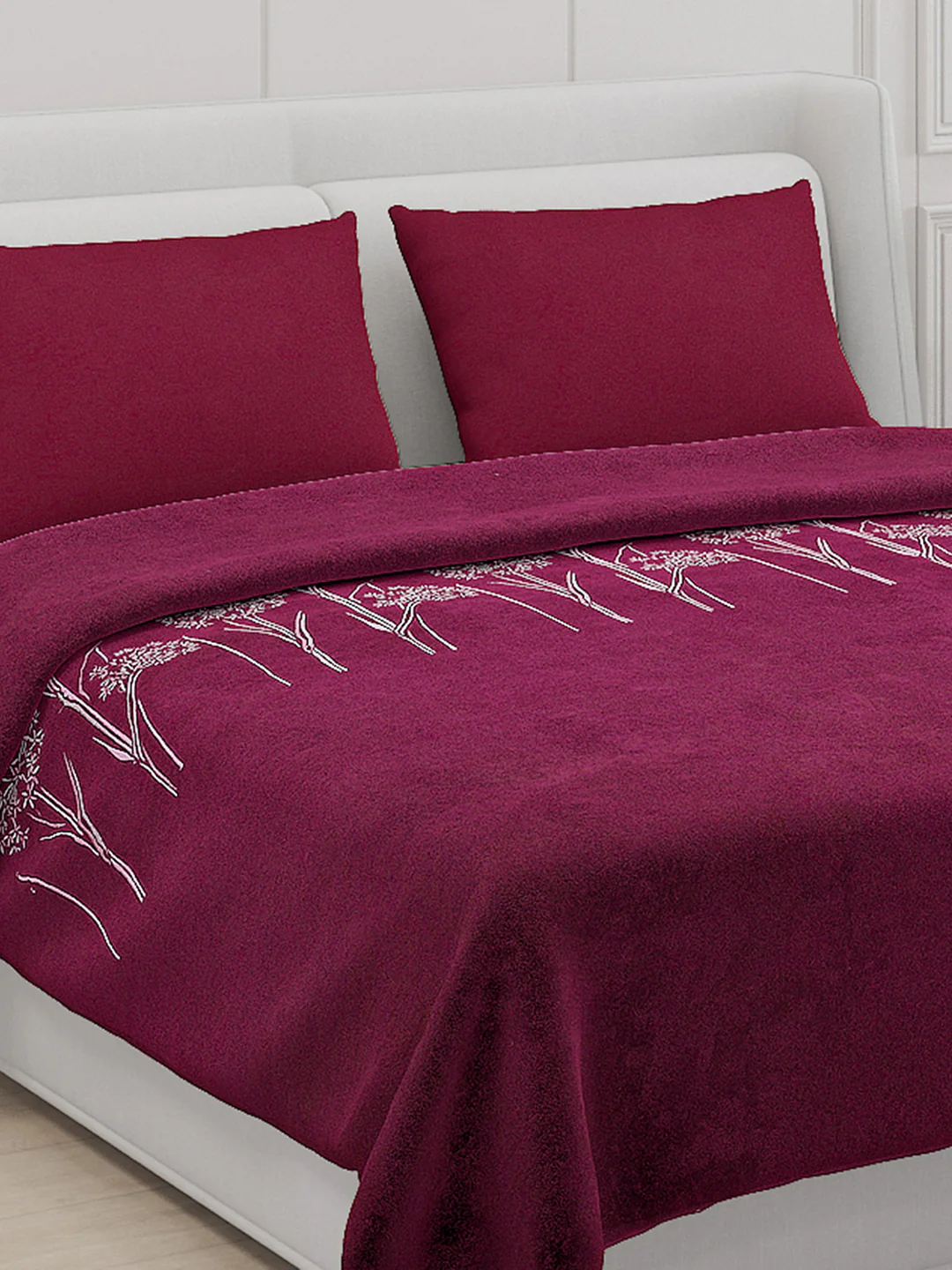 115 GSM Polyester Double Bed Bedsheet with 2 Pillow Covers - Updated - Updated - Updated - Image 5
