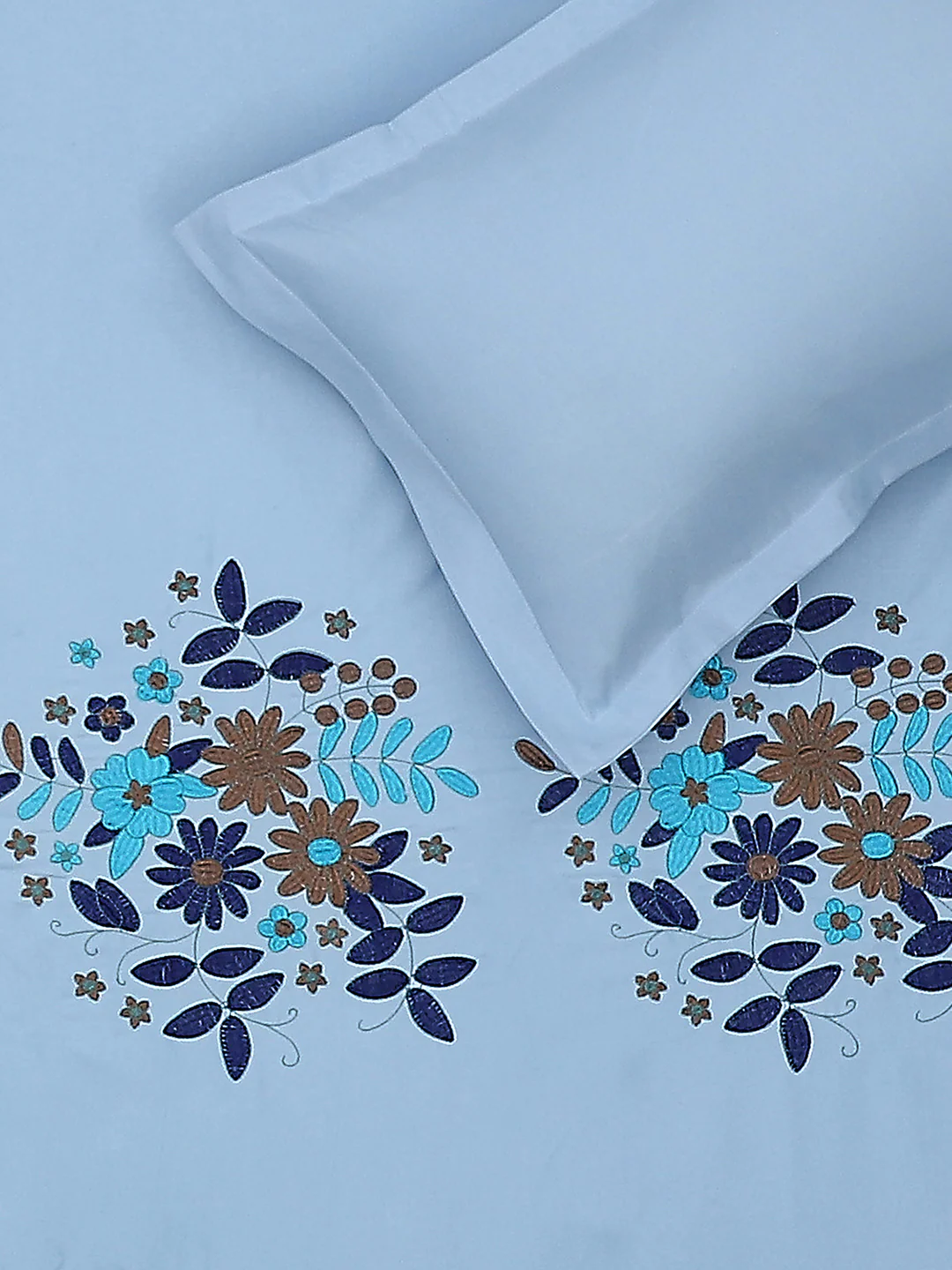 115 GSM Polyester Double Bed Bedsheet with 2 Pillow Covers - Updated - Updated - Image 6
