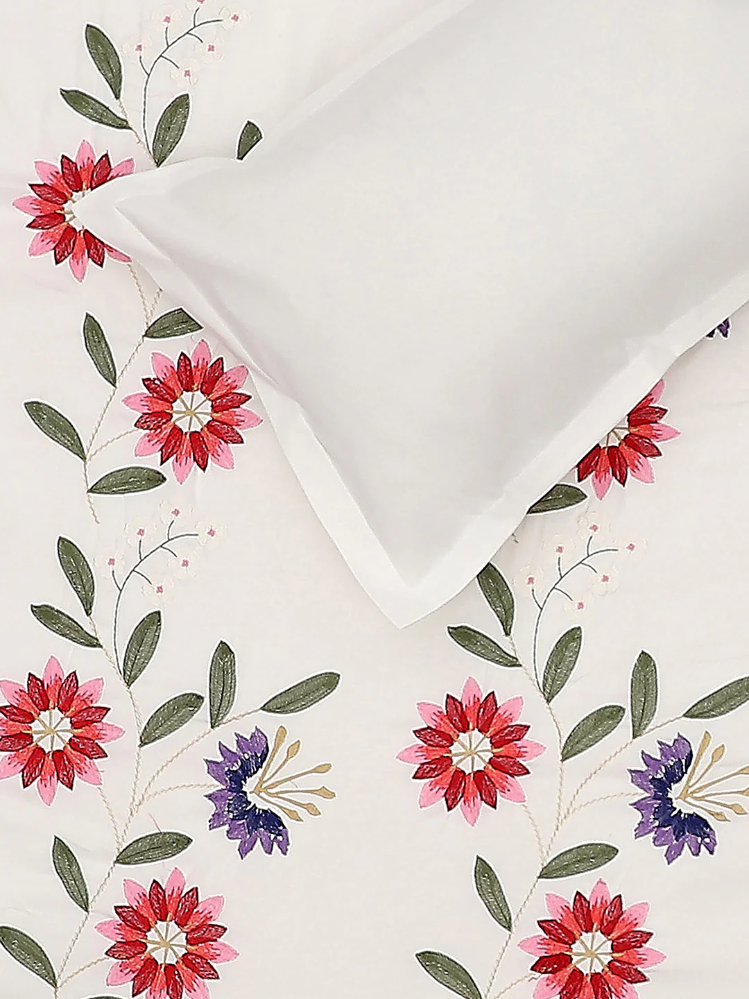 115 GSM Polyester Double Bed Bedsheet with 2 Pillow Covers - Updated - Updated - Image 6