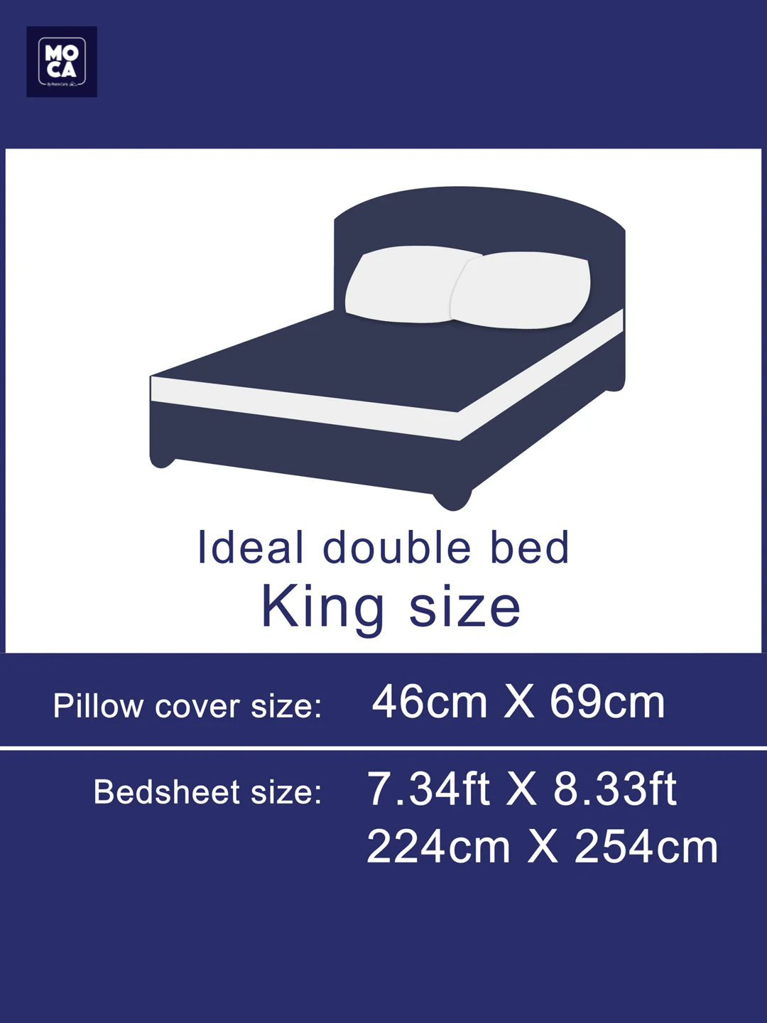 120 GSM Polyester Double Bed 1 Bedsheet with 2 Pillow Covers (Dazzle) - Image 11