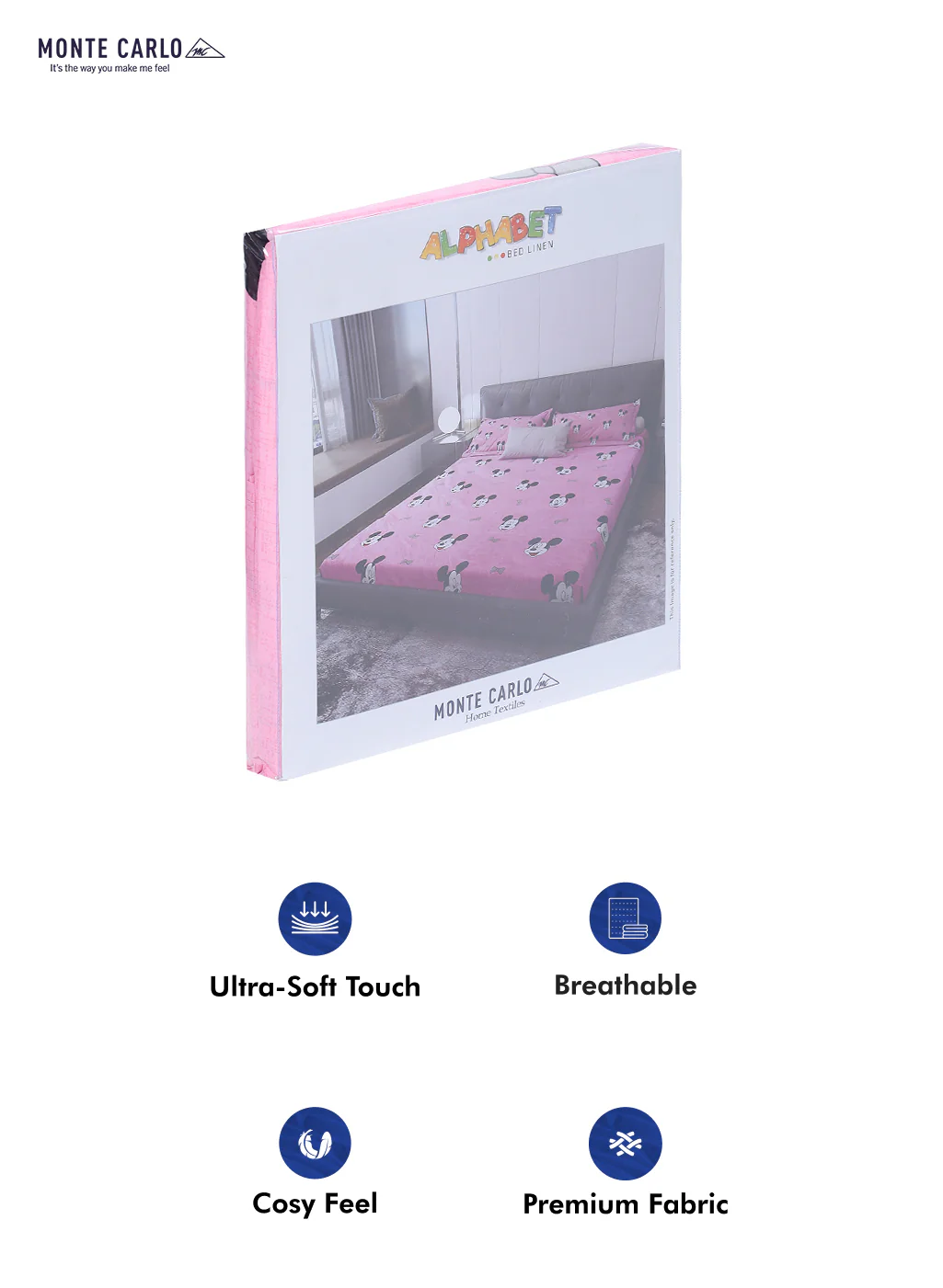 120 GSM  Polyester Double Bed Bedsheet with 2 Pillow Covers - Updated - Updated - Updated - Image 10