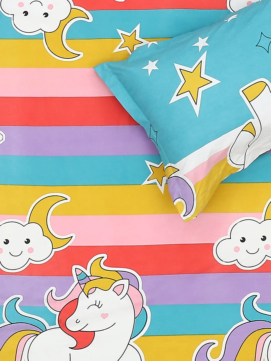 120 GSM  Polyester Double Bed Bedsheet with 2 Pillow Covers - Updated - Updated - Updated - Image 6