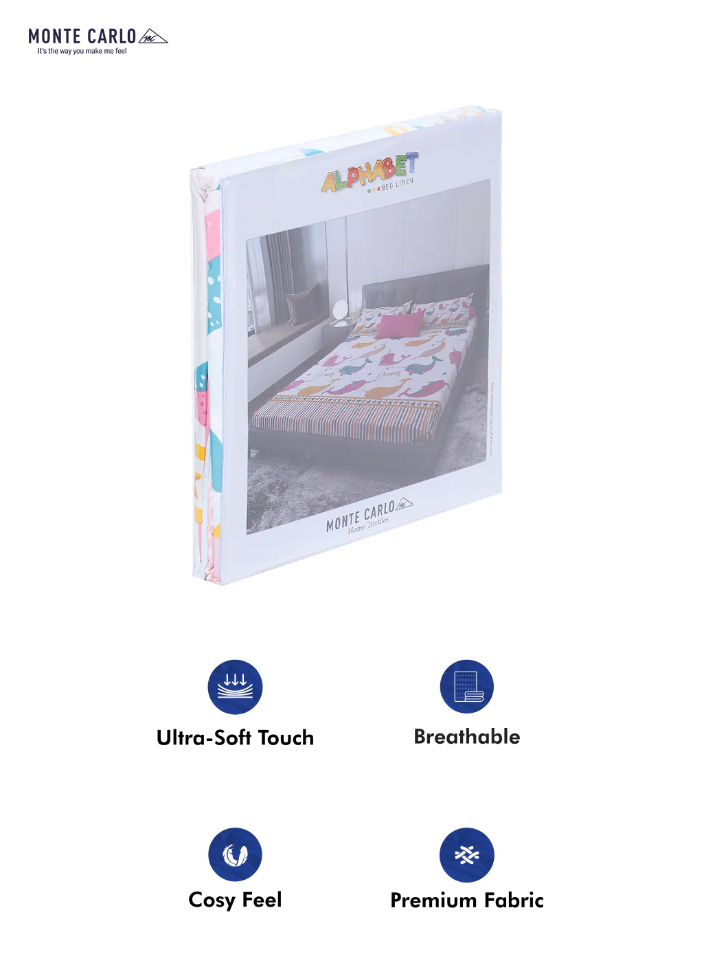 120 GSM  Polyester Double Bed Bedsheet with 2 Pillow Covers - Updated - Updated - Image 10