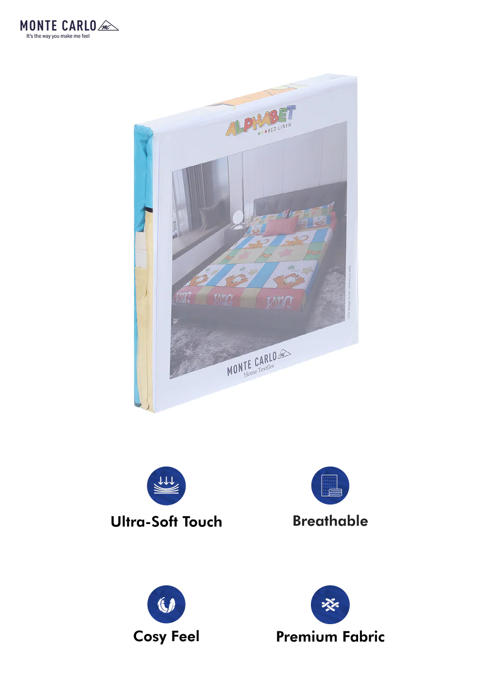 120 GSM  Polyester Double Bed Bedsheet with 2 Pillow Covers - Updated - Updated - Image 10