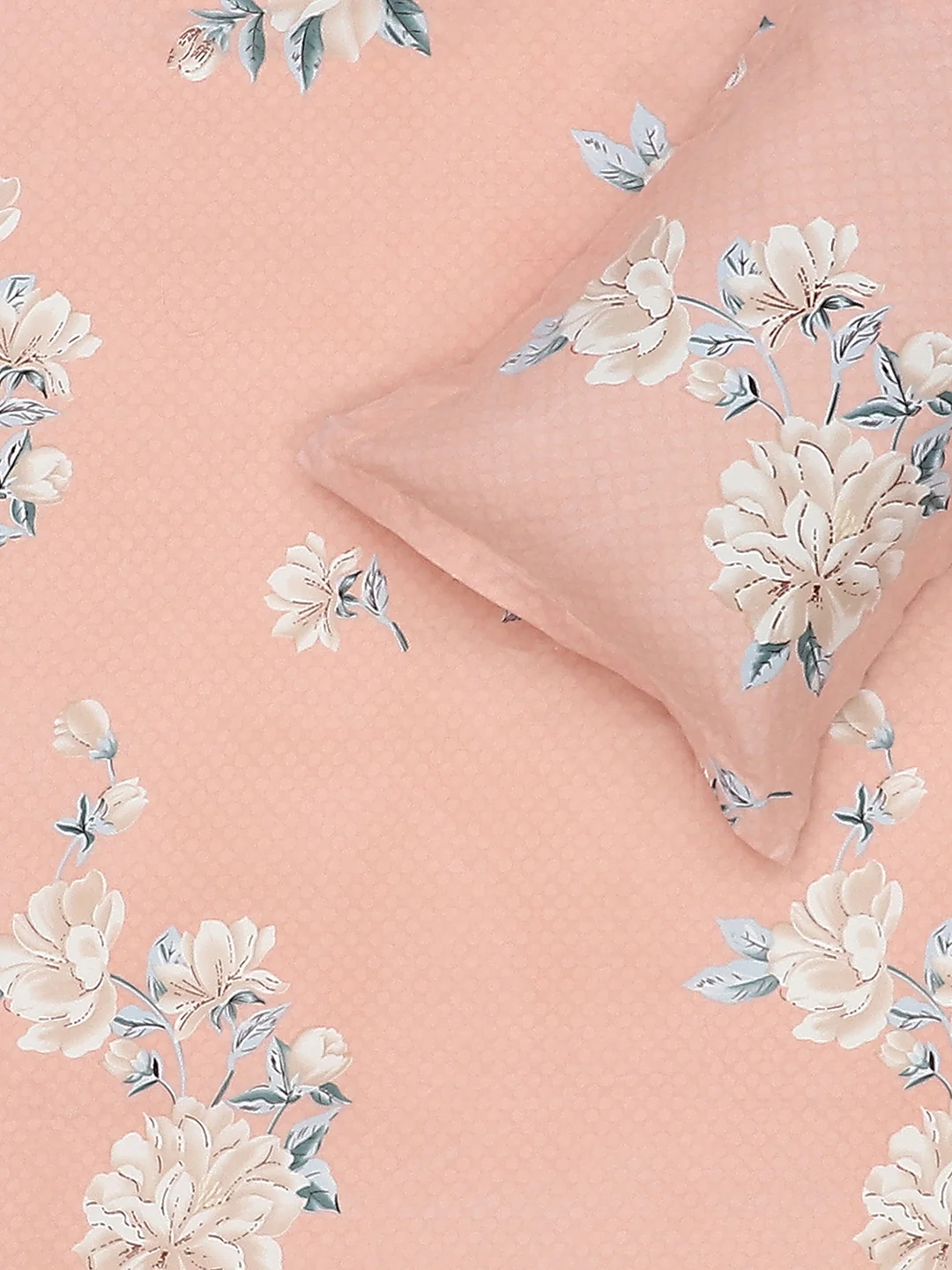 120 GSM Polyester Double Bed Bedsheet with 2 Pillow Covers - Updated - Updated - Image 6