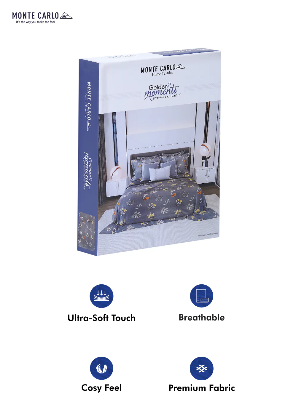 120 GSM  Polyester Double Bed Bedsheet with 2 Pillow Covers - Updated - Updated - Image 10