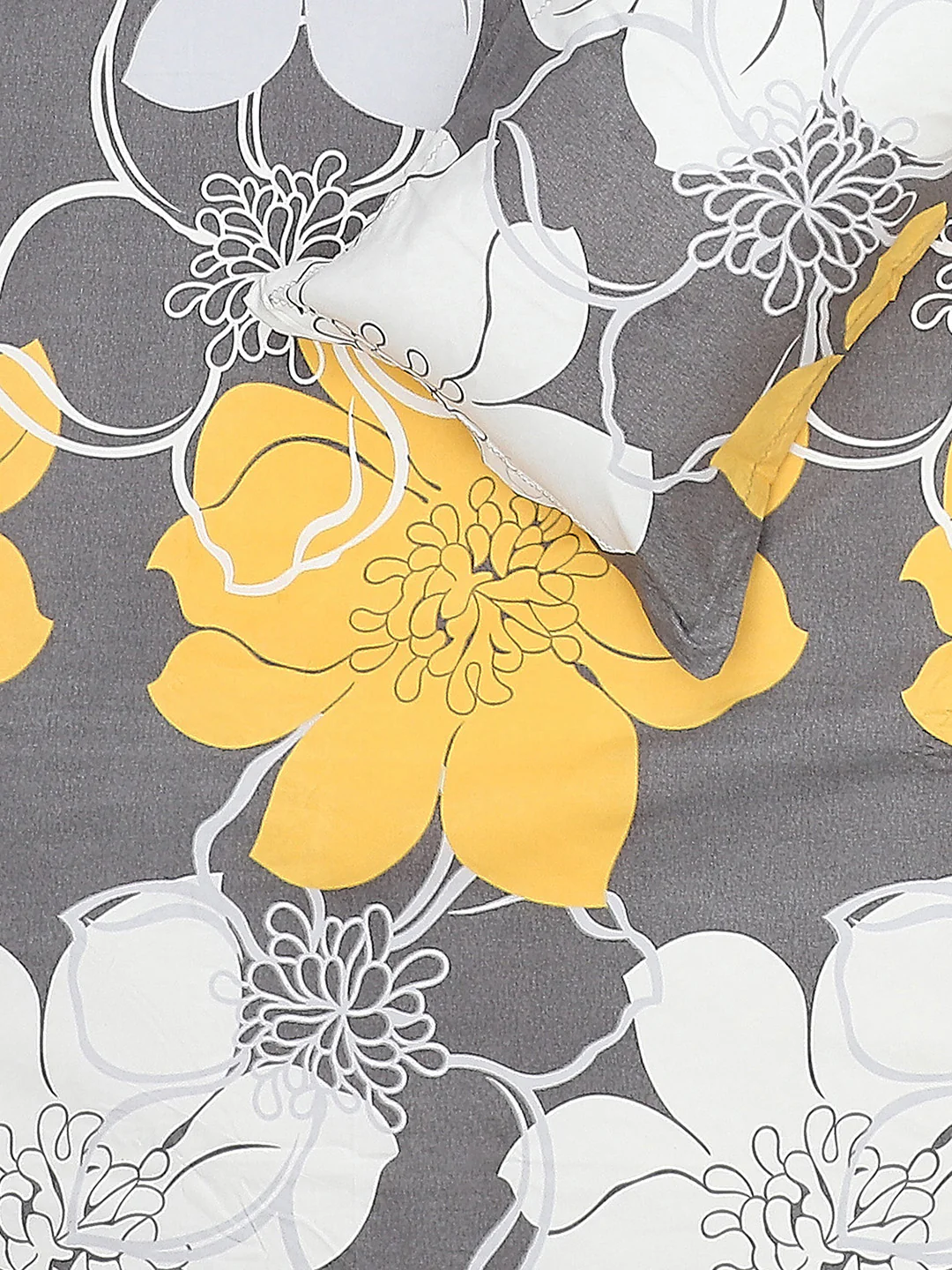 120 GSM Polyester Double Bed Bedsheet with 2 Pillow Covers - Updated - Updated - Image 6