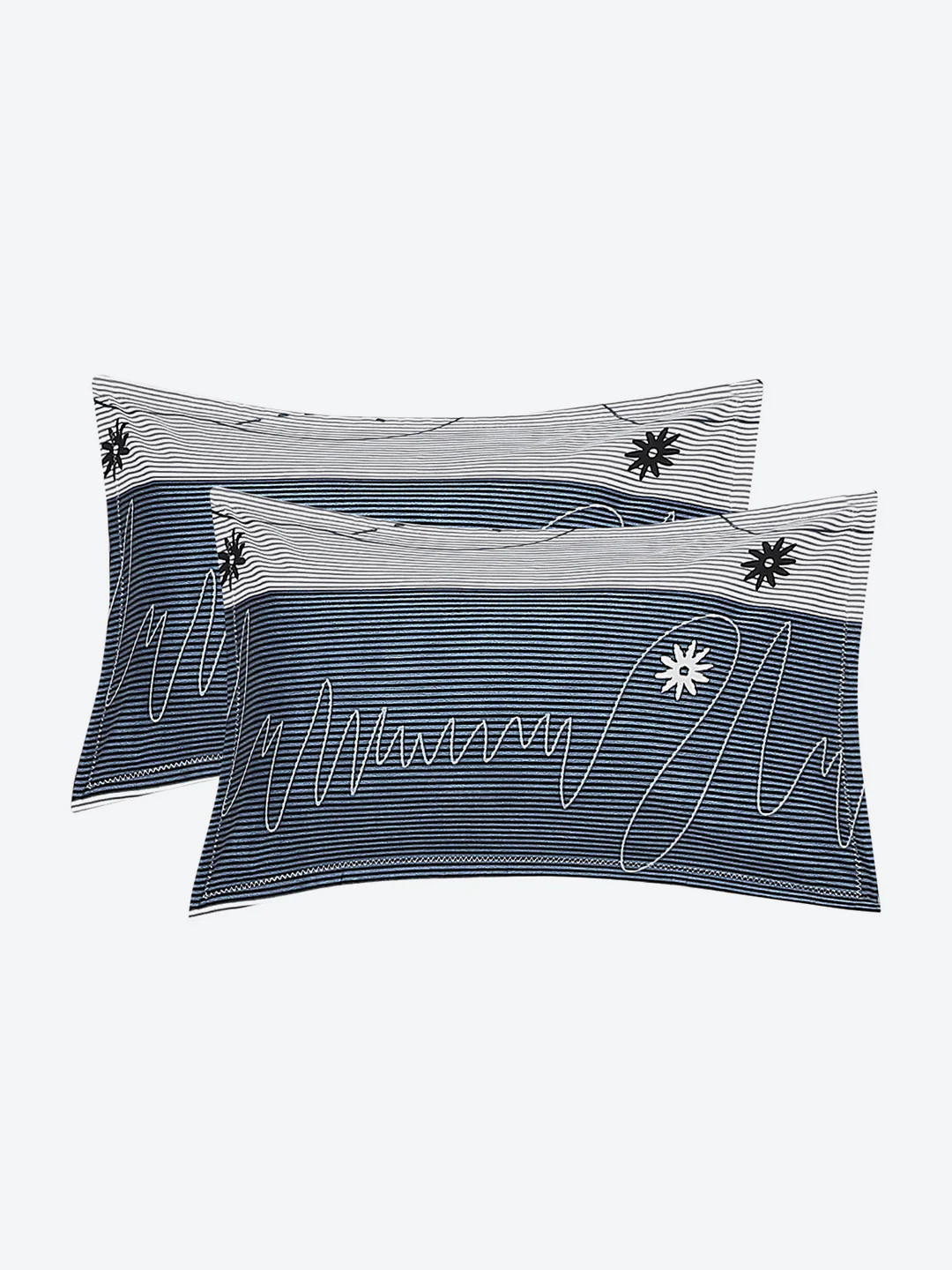 120 GSM Polyester Double Bed Bedsheet with 2 Pillow Covers - Updated - Updated - Image 8