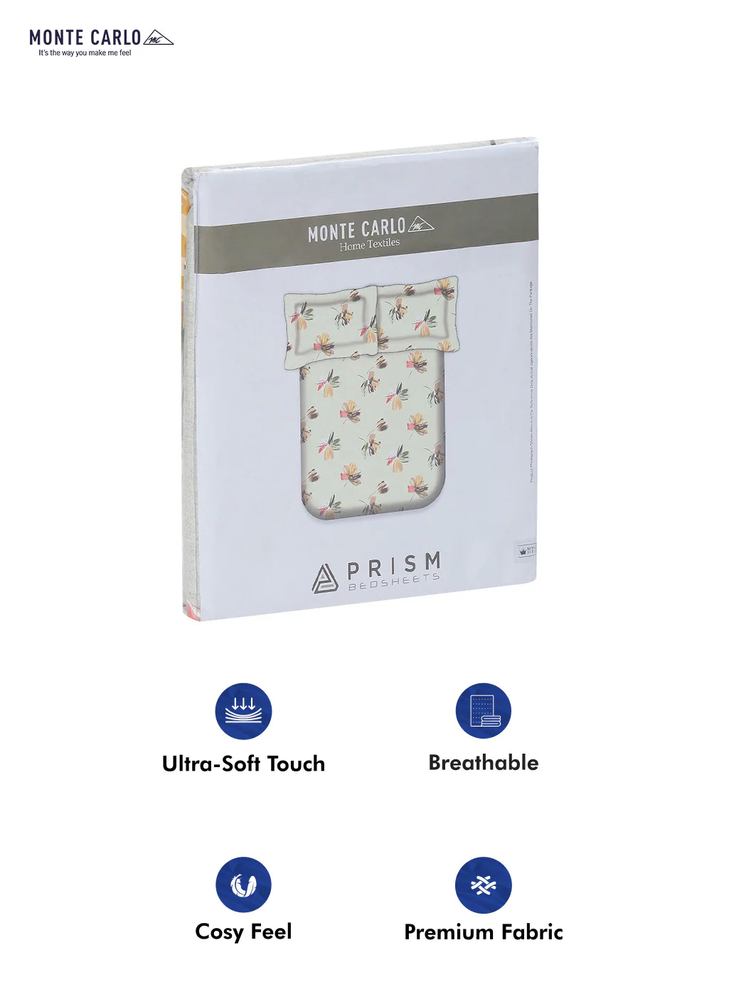 120 GSM  Polyester Double Bed Bedsheet with 2 Pillow Covers - Updated - Updated - Image 10