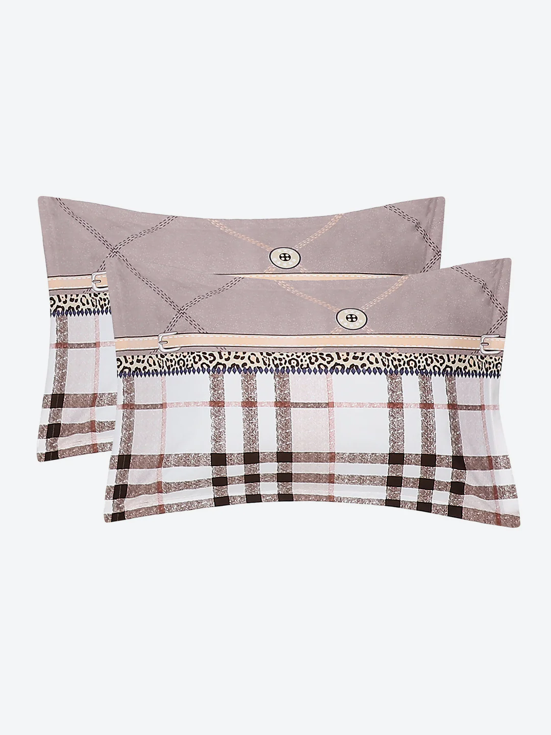 120 GSM  Polyester Double Bed Bedsheet with 2 Pillow Covers - Updated - Updated - Image 8