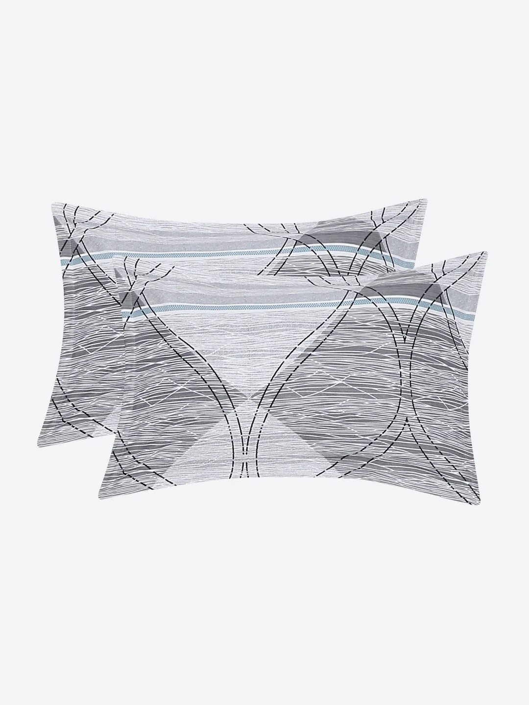 120 GSM  Polyester Double Bed Bedsheet with 2 Pillow Covers - Updated - Updated - Image 8
