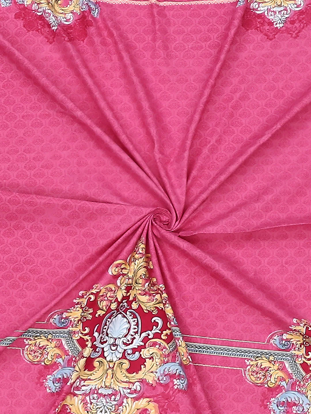 120 GSM  Polyester Double Bed Bedsheet with 2 Pillow Covers - Updated - Updated - Image 9