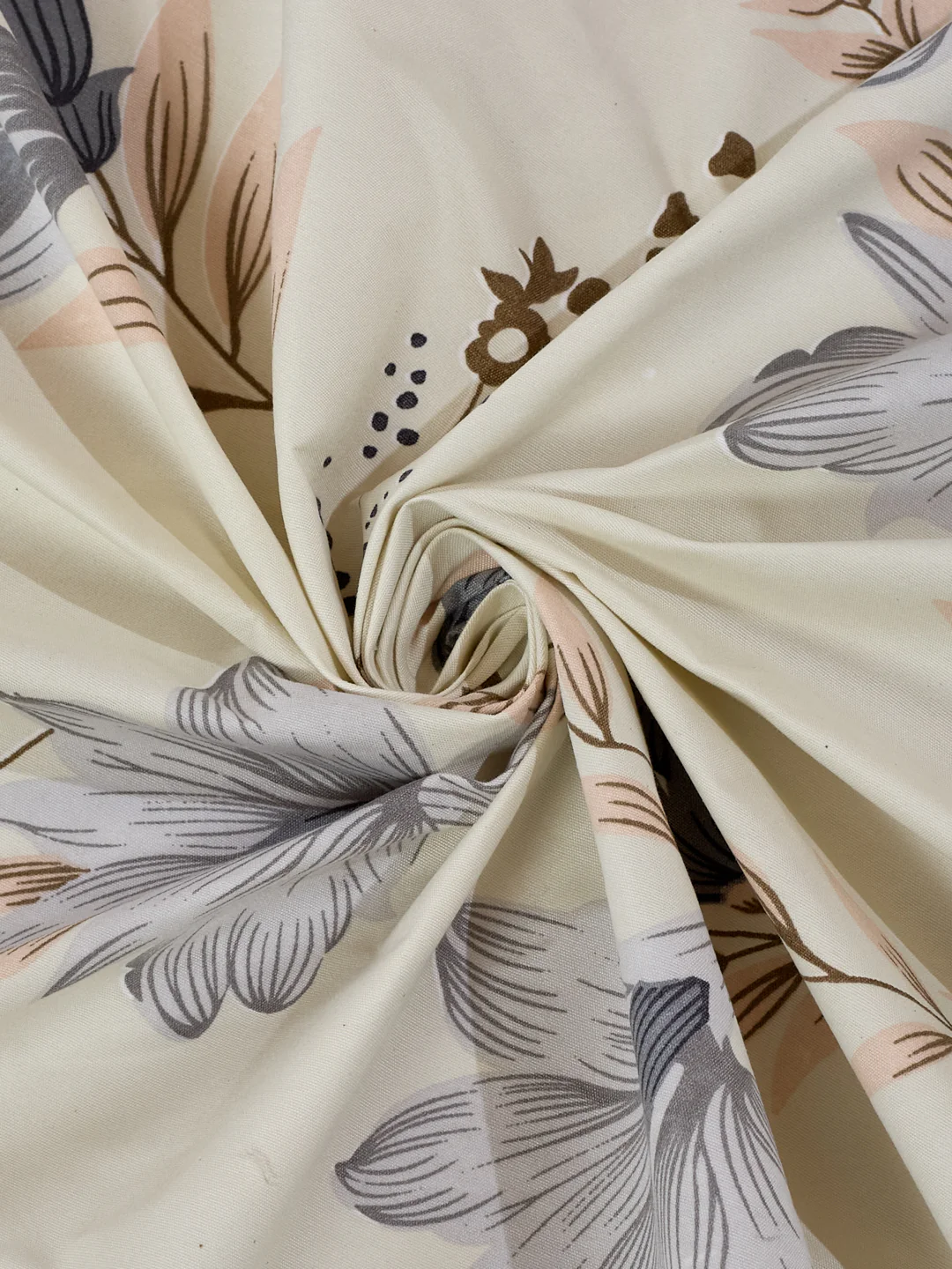 120 GSM Polyester Double Bed Bedsheet with 2 Pillow Covers Clara Collection - Image 8