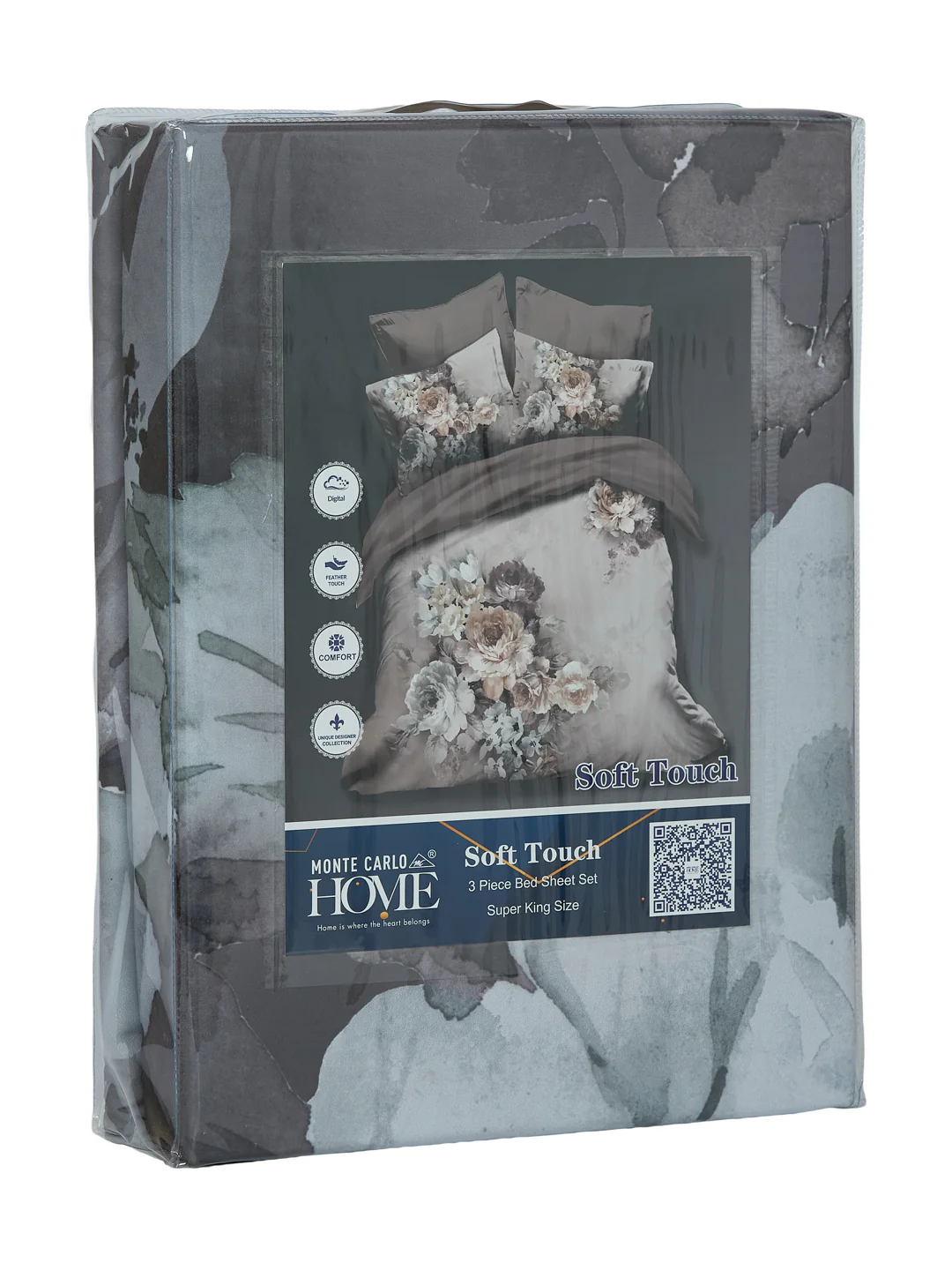 120 GSM Polyester King Size Bedsheet with 2 Pillow Covers Soft Touch Collection - Image 11