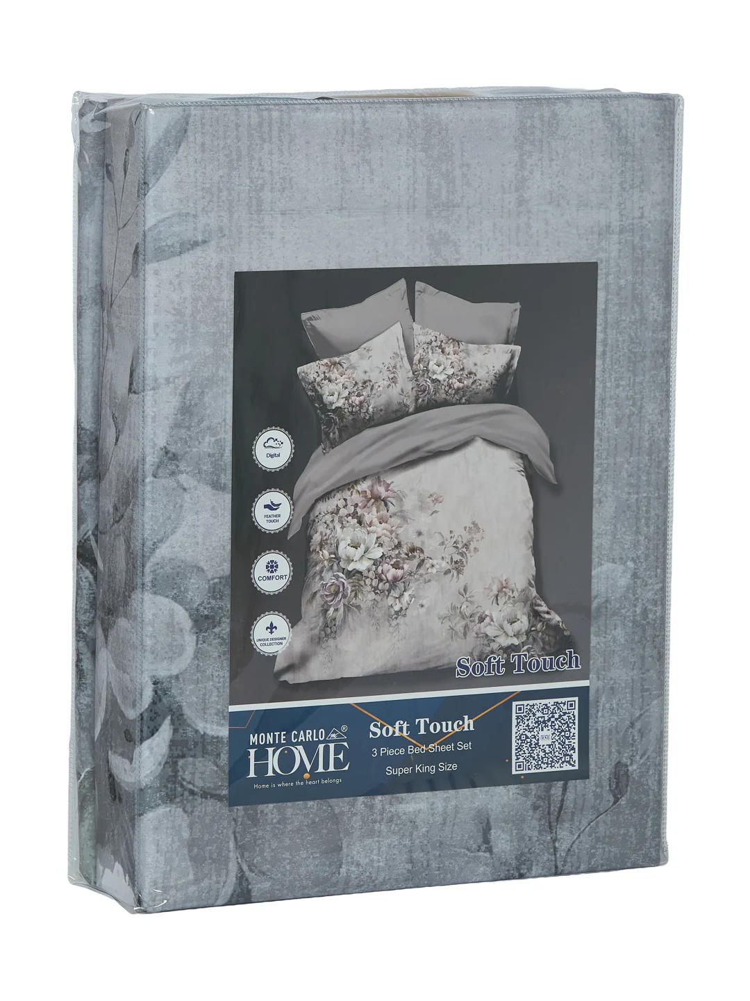 120 GSM Polyester King Size Bedsheet with 2 Pillow Covers Soft Touch Collection - Image 11