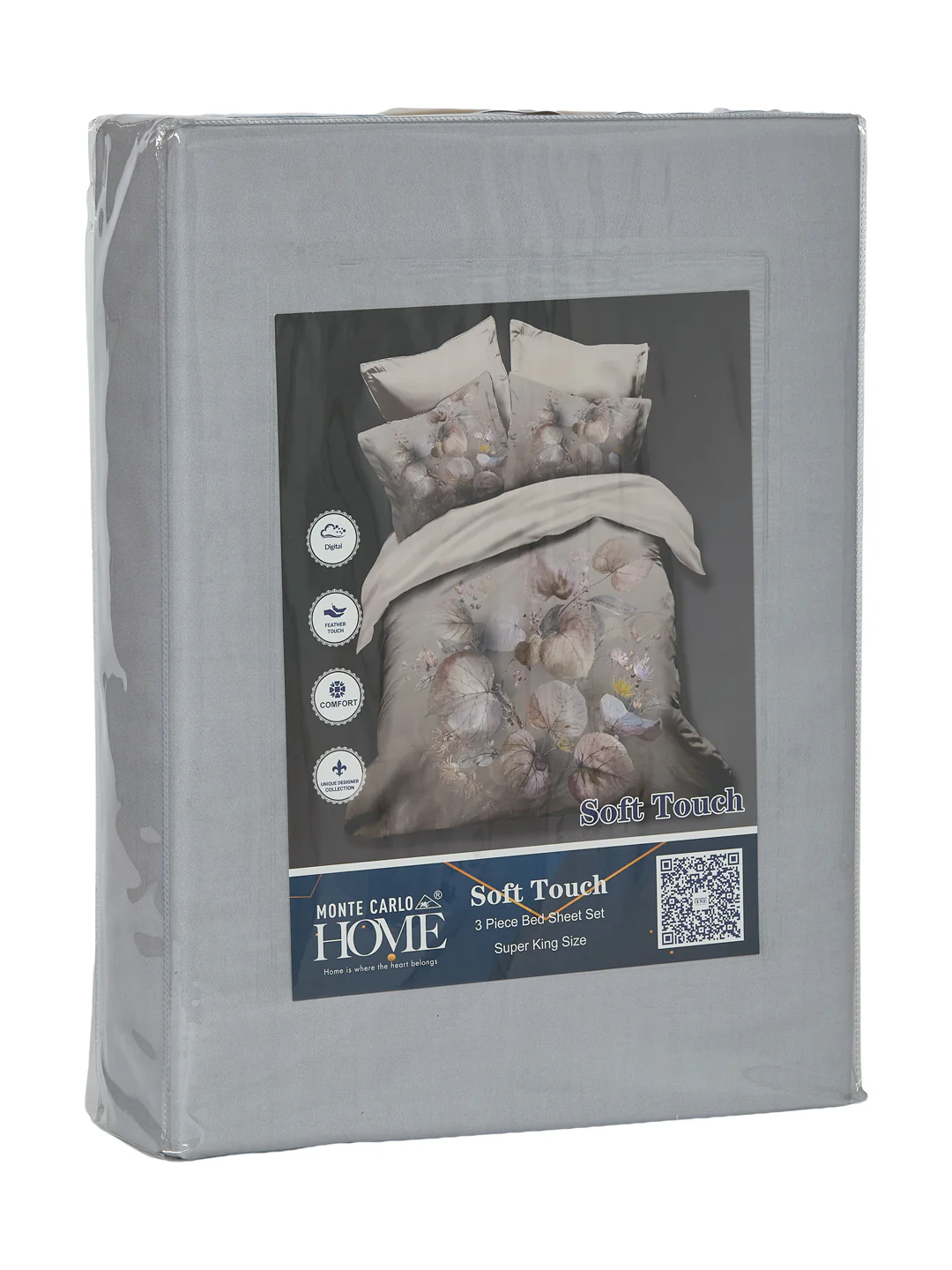 120 GSM Polyester King Size Bedsheet with 2 Pillow Covers Soft Touch Collection - Image 11