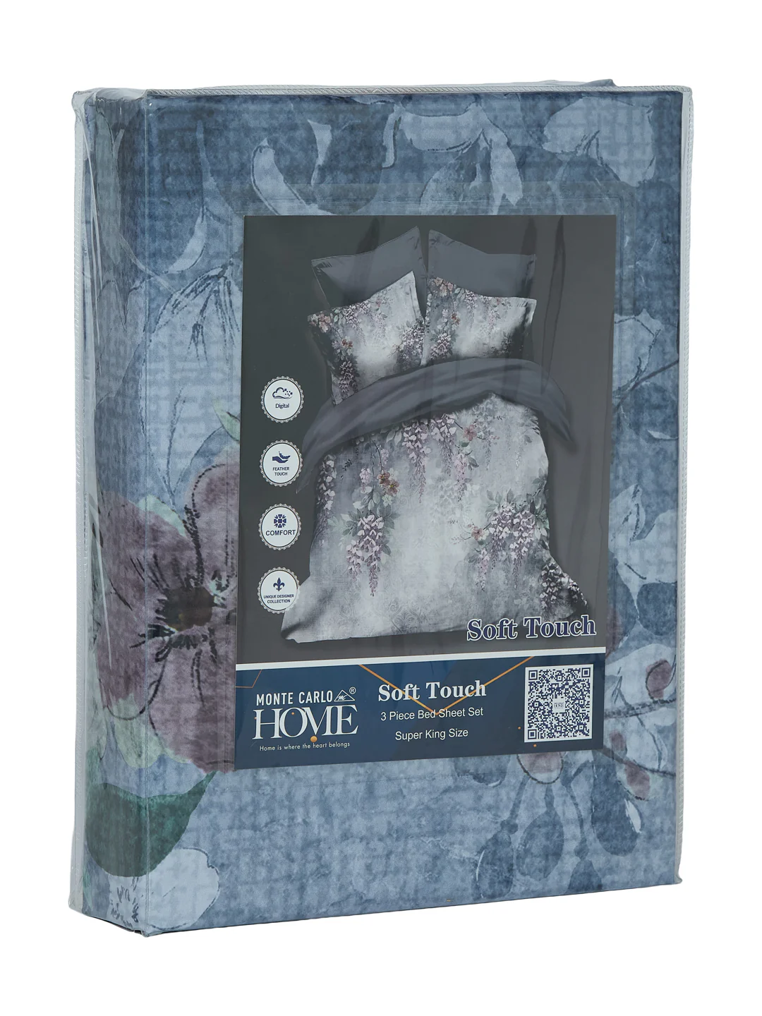 120 GSM Polyester King Size Bedsheet with 2 Pillow Covers Soft Touch Collection - Image 11
