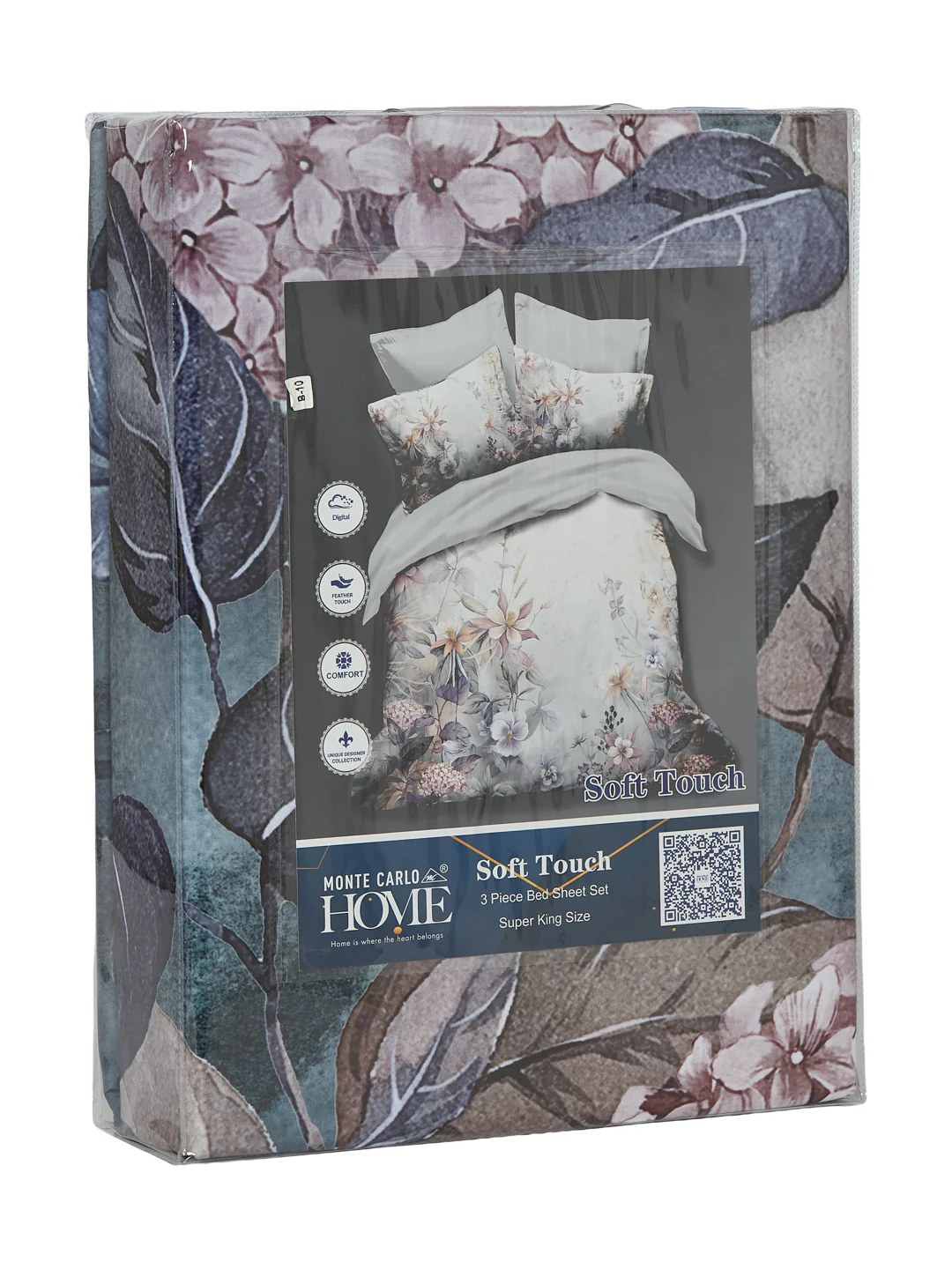 120 GSM Polyester King Size Bedsheet with 2 Pillow Covers Soft Touch Collection - Image 11