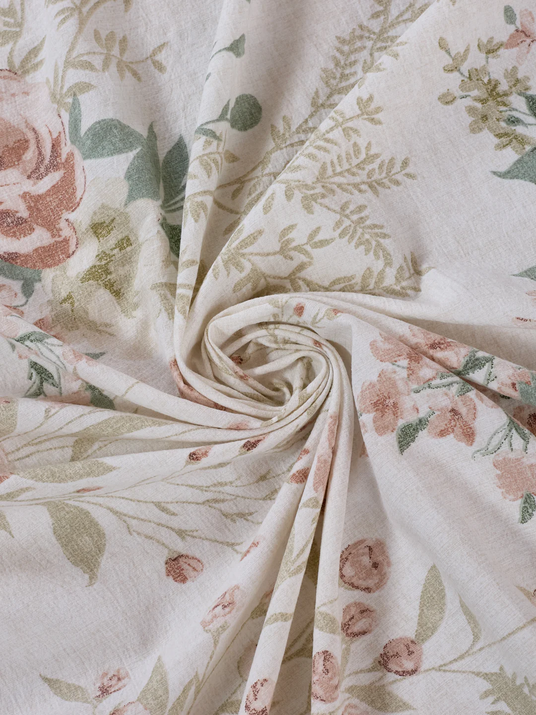 120 GSM Polyester King Size Bedsheet with 2 Pillow Covers Textura Jacquard Collection - Image 4
