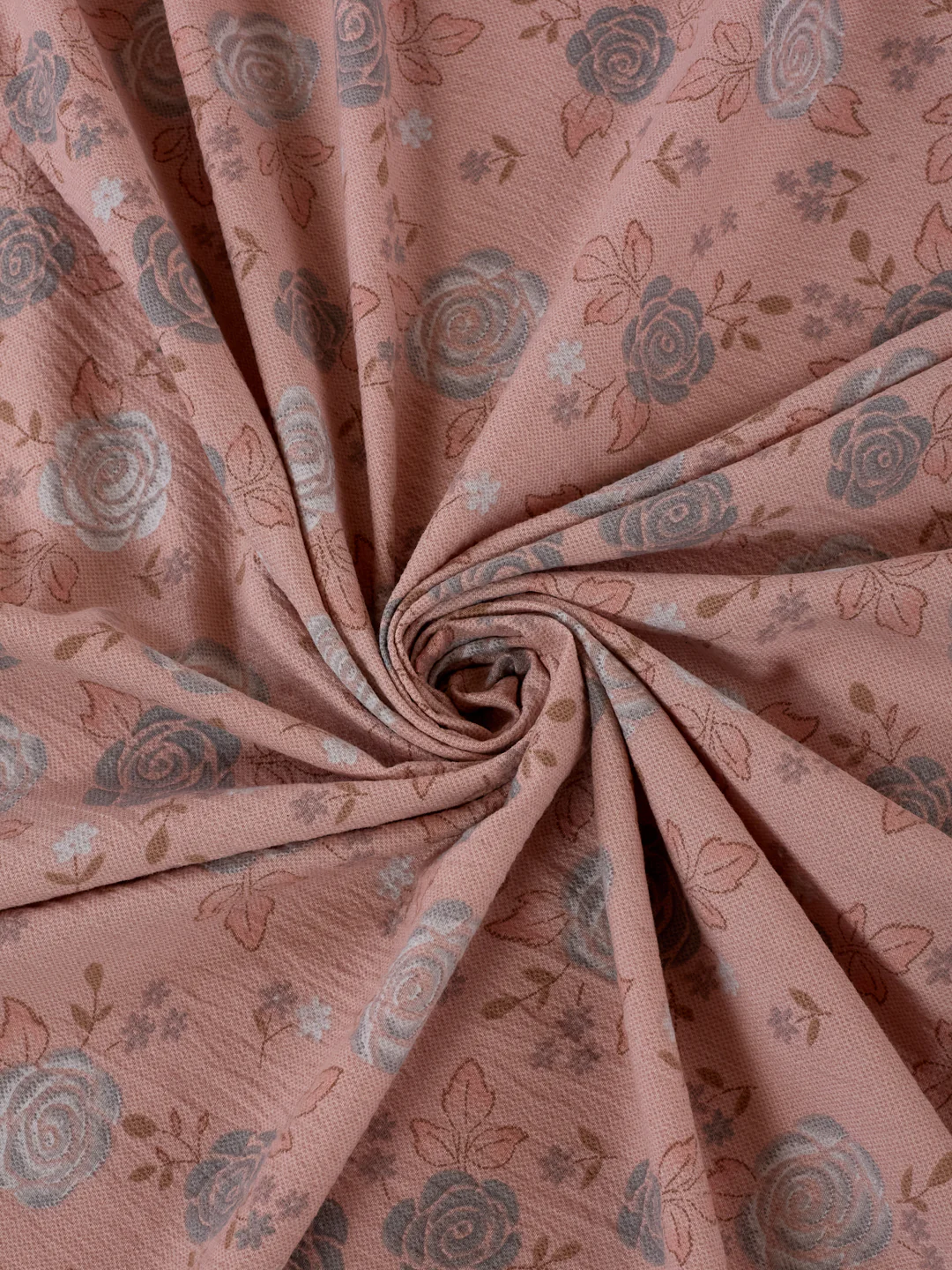 120 GSM Polyester King Size Bedsheet with 2 Pillow Covers Textura Jacquard Collection - Image 4