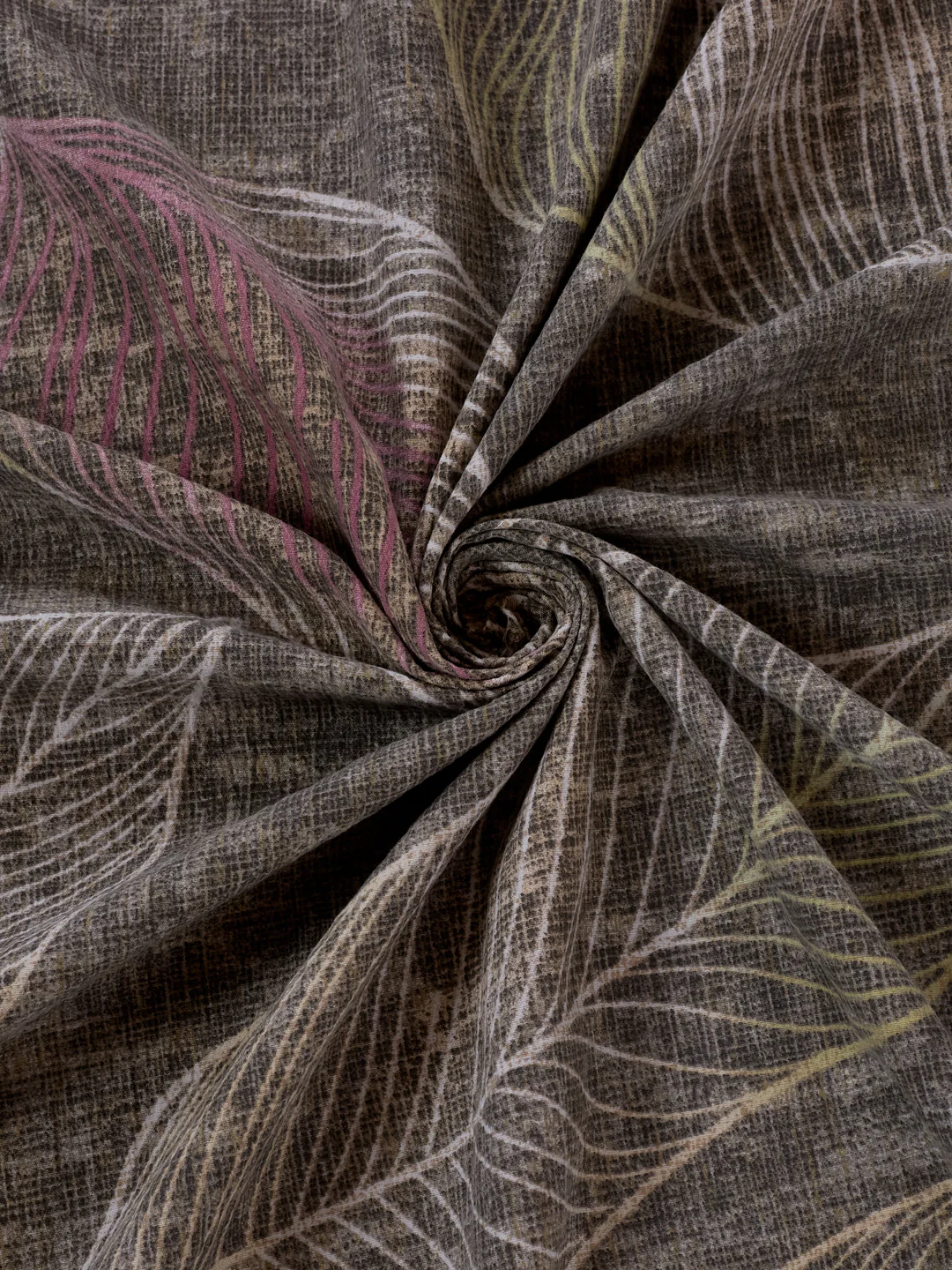 120 GSM Polyester King Size Bedsheet with 2 Pillow Covers Textura Jacquard Collection - Image 4