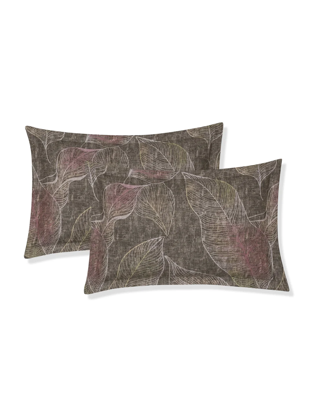 120 GSM Polyester King Size Bedsheet with 2 Pillow Covers Textura Jacquard Collection - Image 8