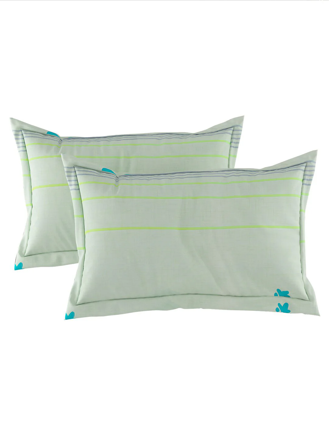 120 GSM Polyester Queen Bed 1 Bedsheet with 2 Pillow Covers (Dazzle) - Image 5