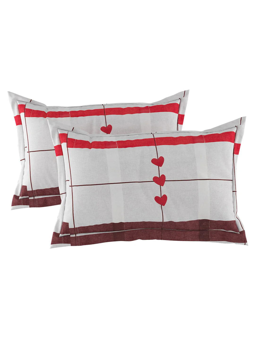 120 GSM Polyester Queen Bed 1 Bedsheet with 2 Pillow Covers (Dazzle) - Image 5