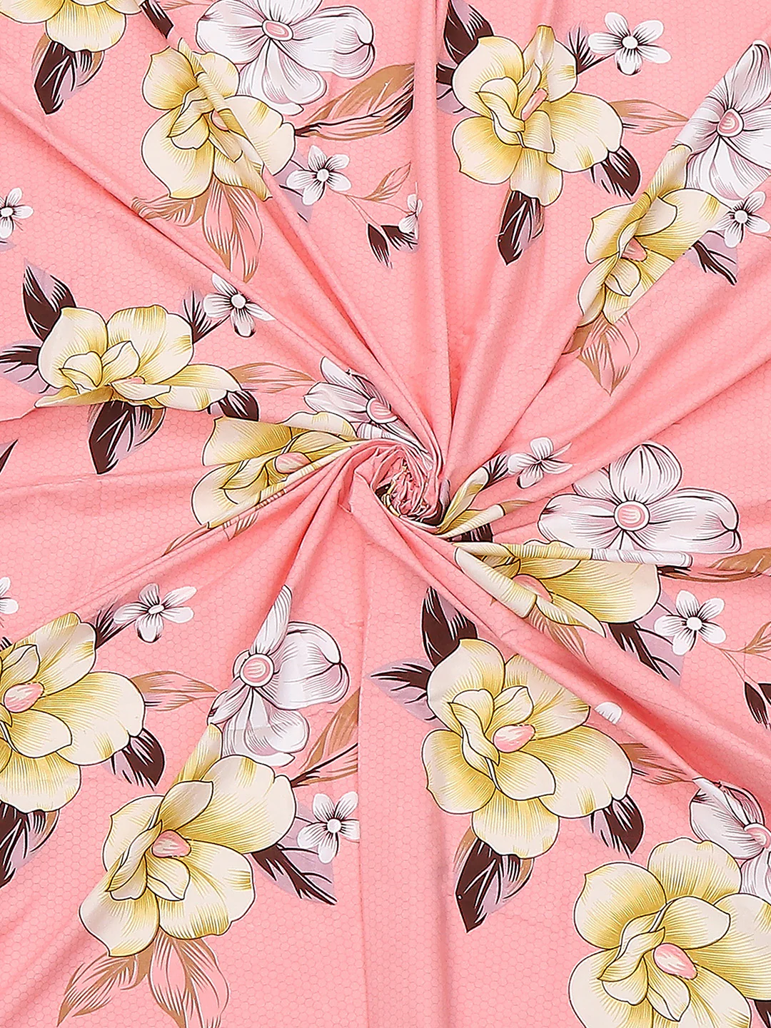 120 GSM Polyester Queen Size 1 Bedsheet with 2 Pillow Covers (Occasion) - Image 8