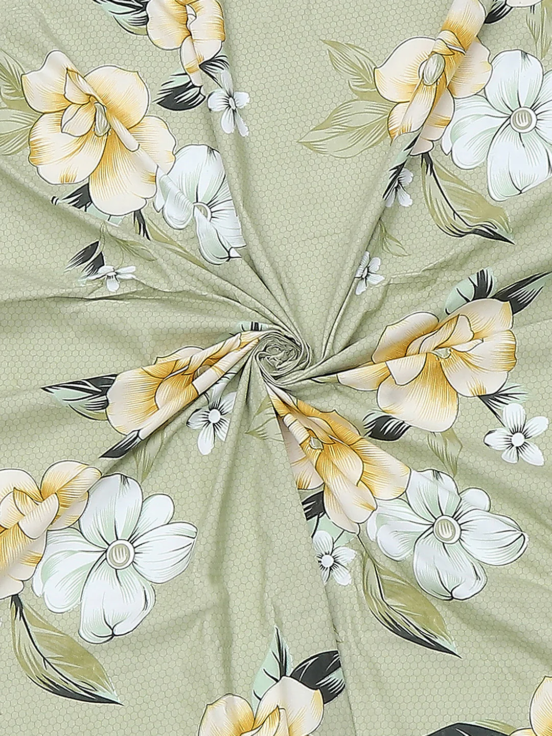 120 GSM Polyester Queen Size 1 Bedsheet with 2 Pillow Covers (Occasion) - Image 8