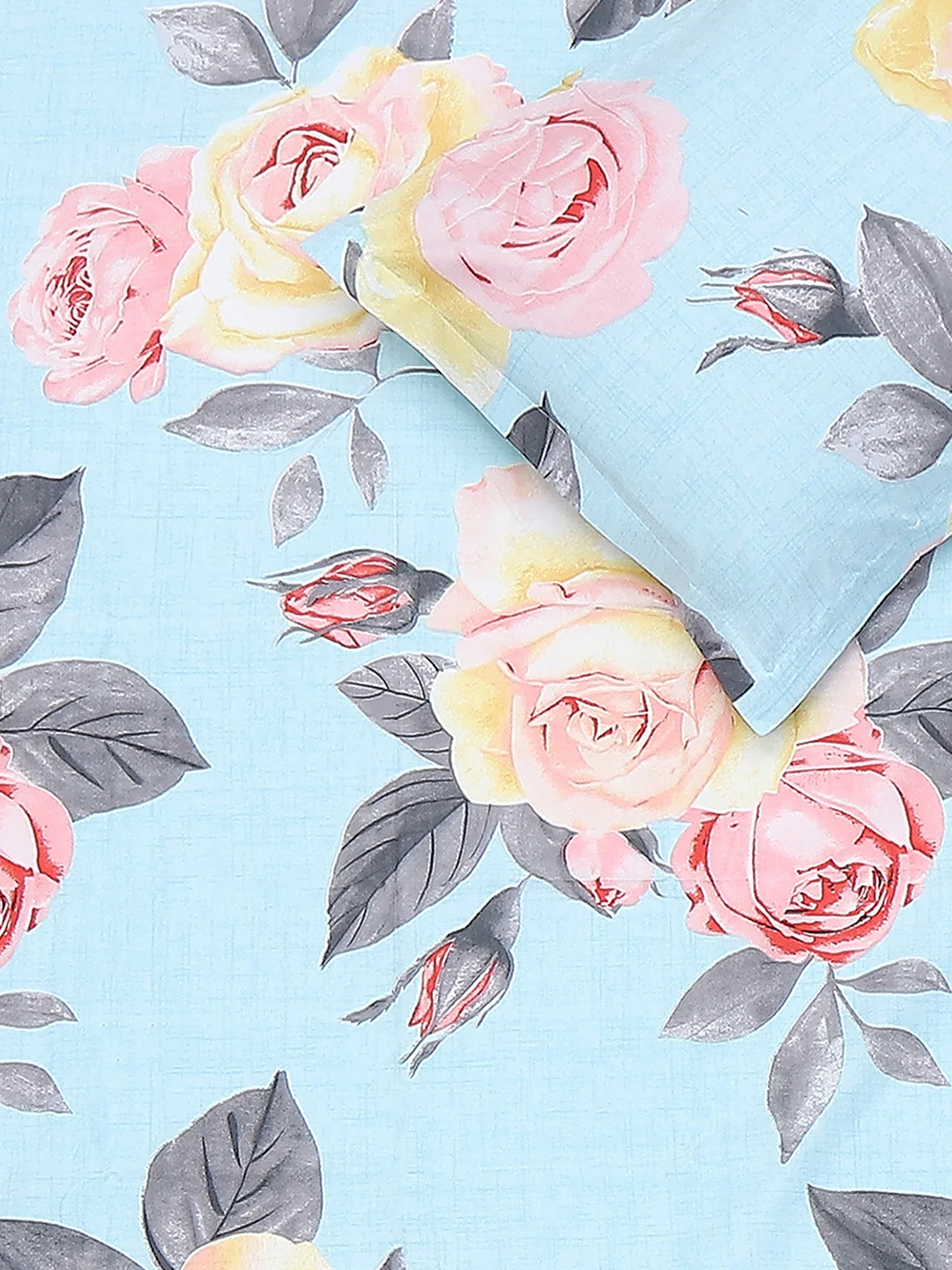 120 GSM Polyester Single Bedsheet with 1 Pillow Cover (Pixel) - Image 5