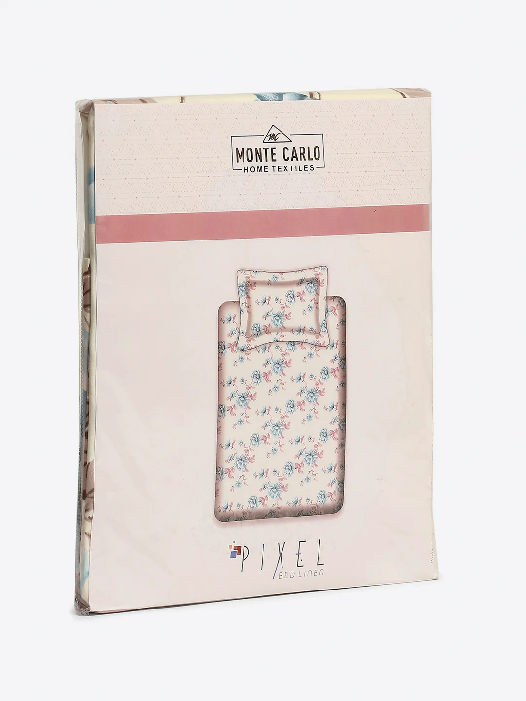 120 GSM Polyester Single Bedsheet with 1 Pillow Cover (Pixel) - Image 9