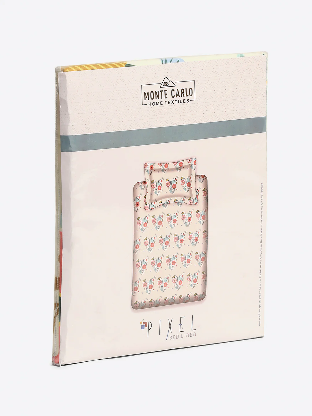 120 GSM Polyester Single Bedsheet with 1 Pillow Cover (Pixel) - Image 9